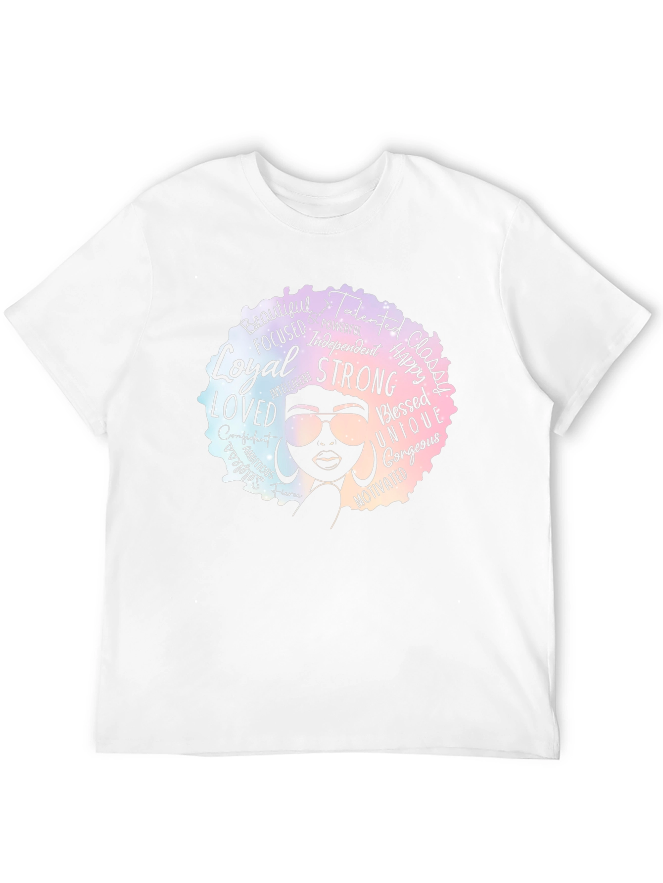 Empowered Woman Afro Graphic Tee