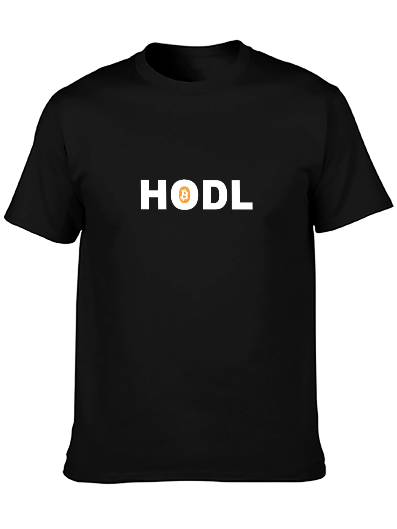 HODL Bitcoin Crypto T-Shirt - Black Short Sleeve