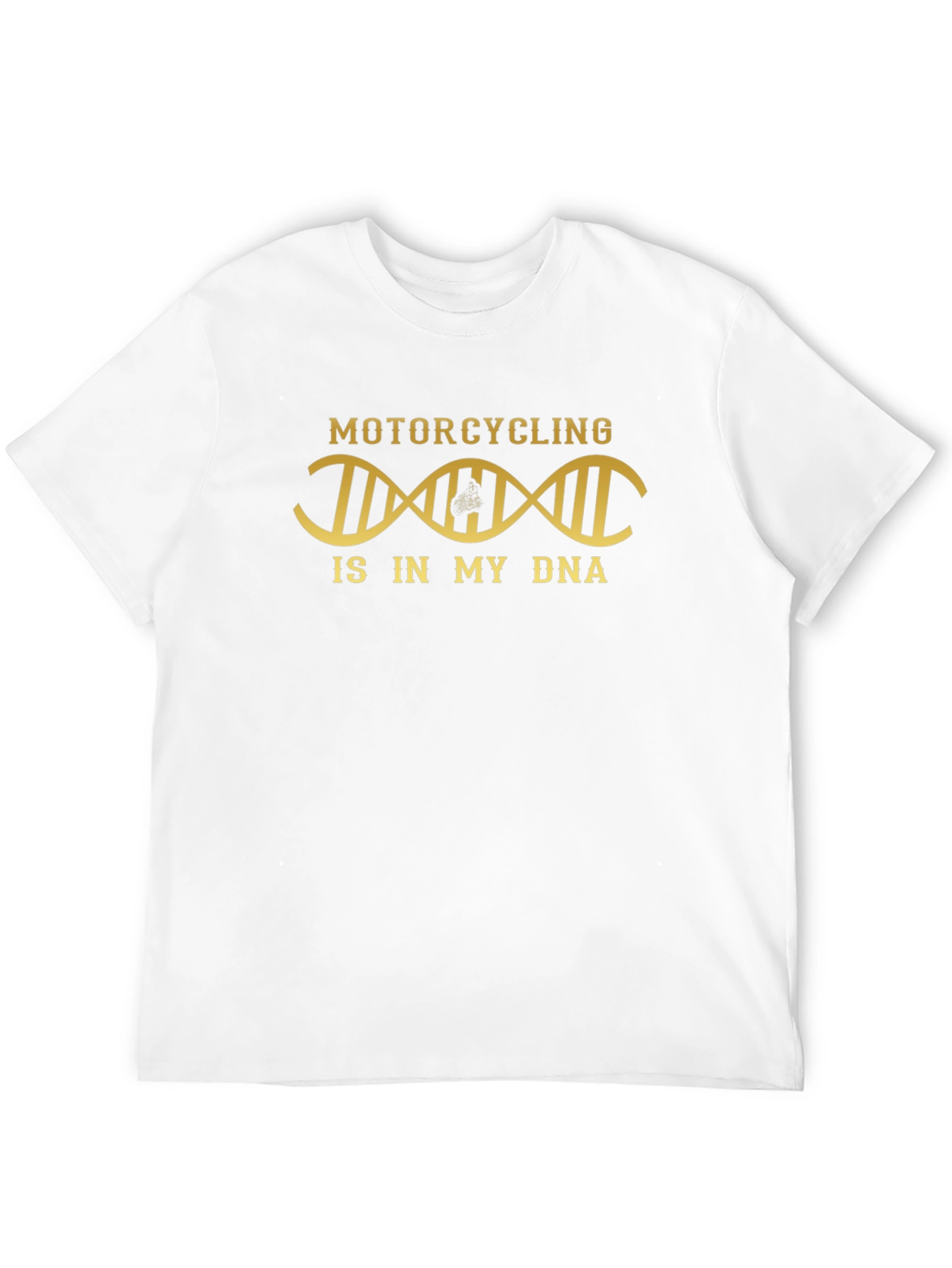 Motorcycling DNA T-Shirt - Black Graphic Tee
