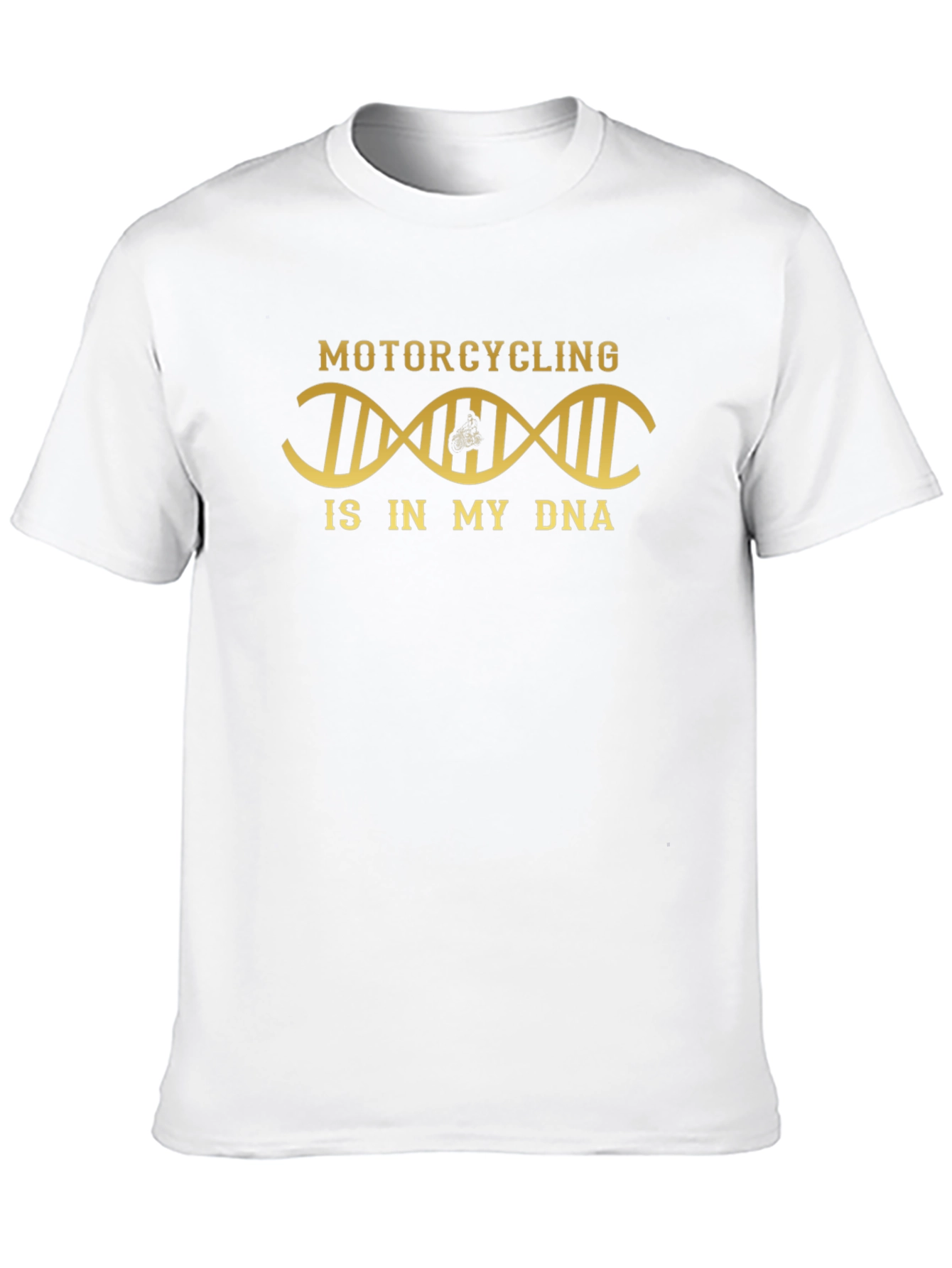 Motorcycling DNA T-Shirt - Black Graphic Tee