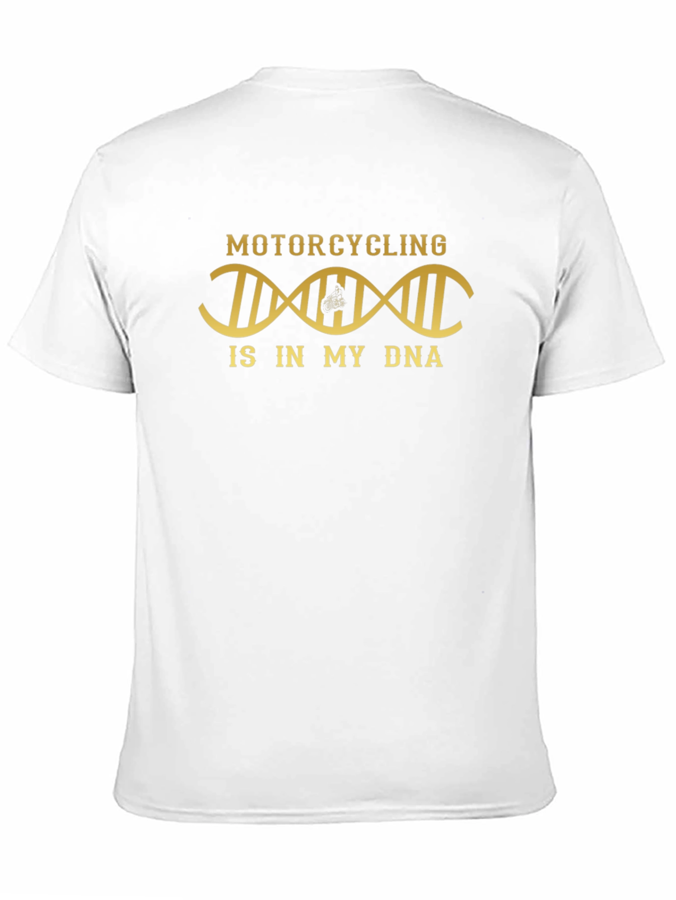 Motorcycling DNA T-Shirt - Black Graphic Tee