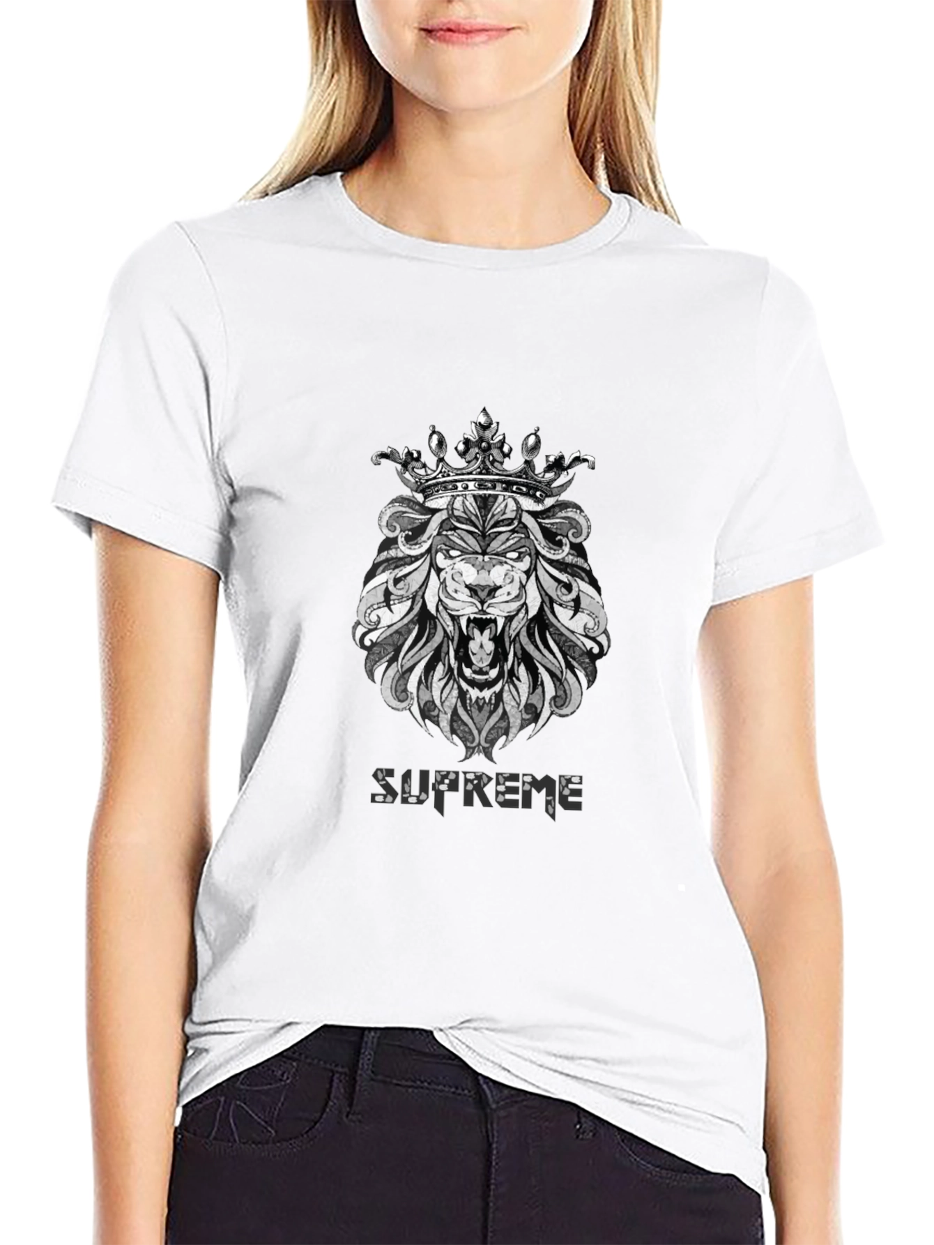 Supreme Lion King Graphic Black T-Shirt