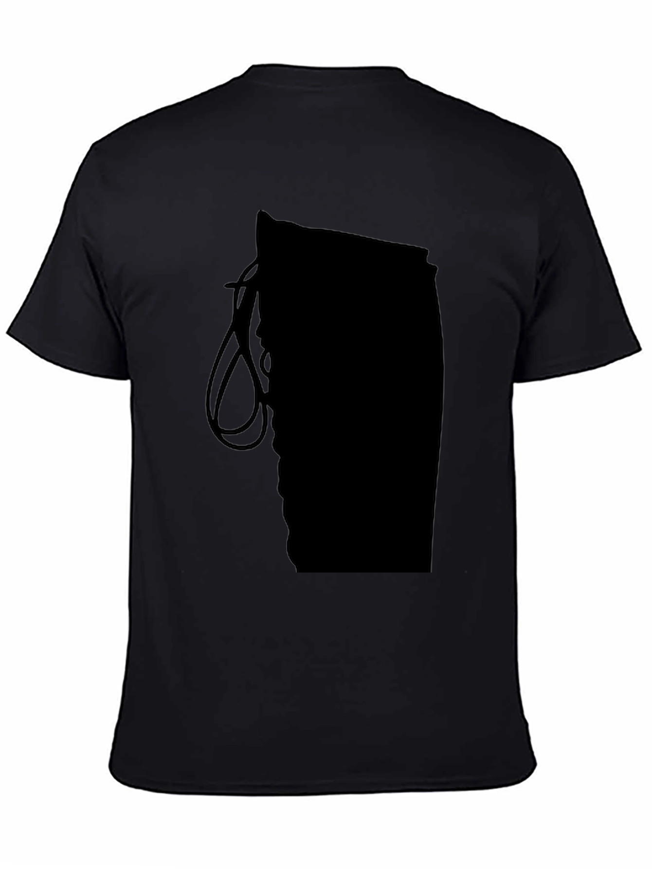 Mens Black Graphic Tee