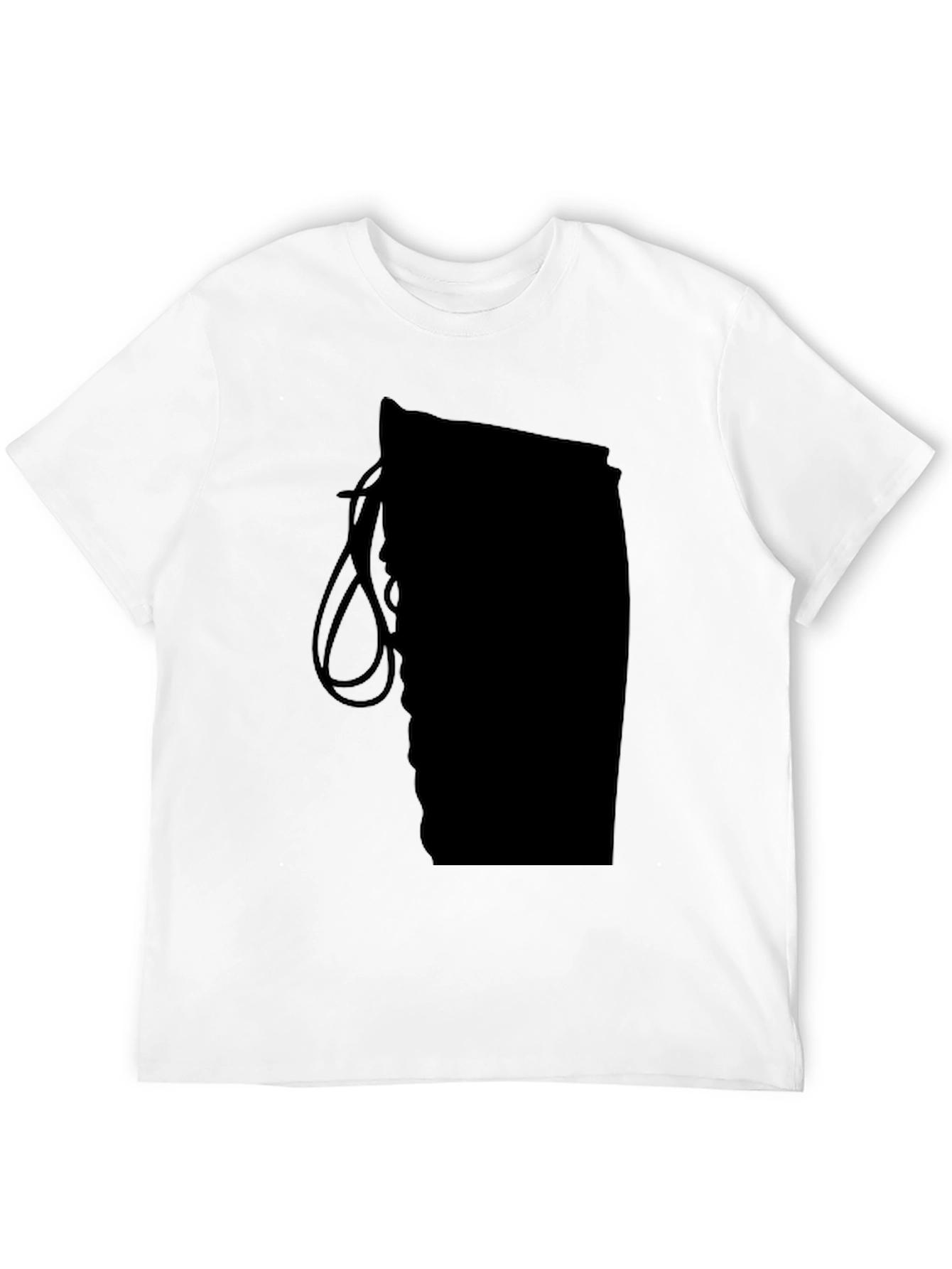 Mens Black Graphic Tee