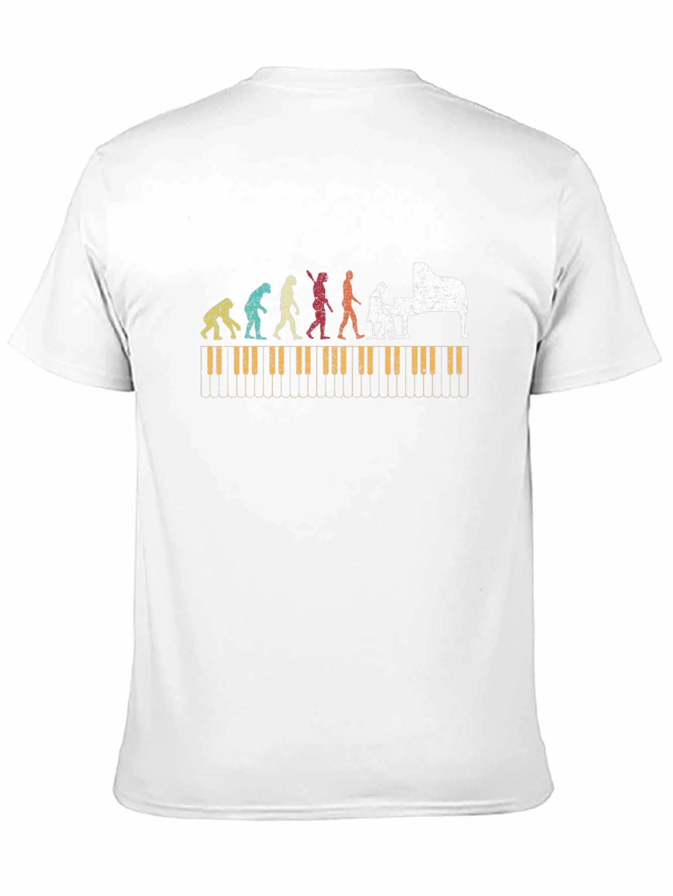 Piano Evolution Graphic T-Shirt