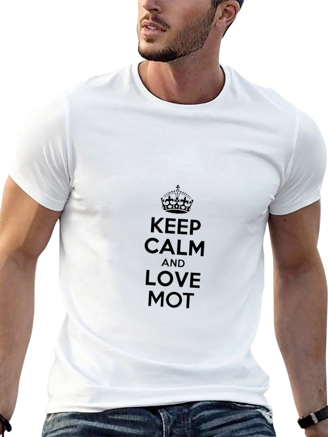 Keep Calm and Love MOT Black T-Shirt