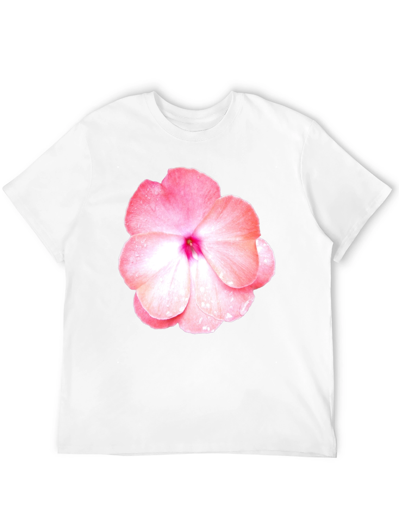 Floral Print Crew Neck T-Shirt
