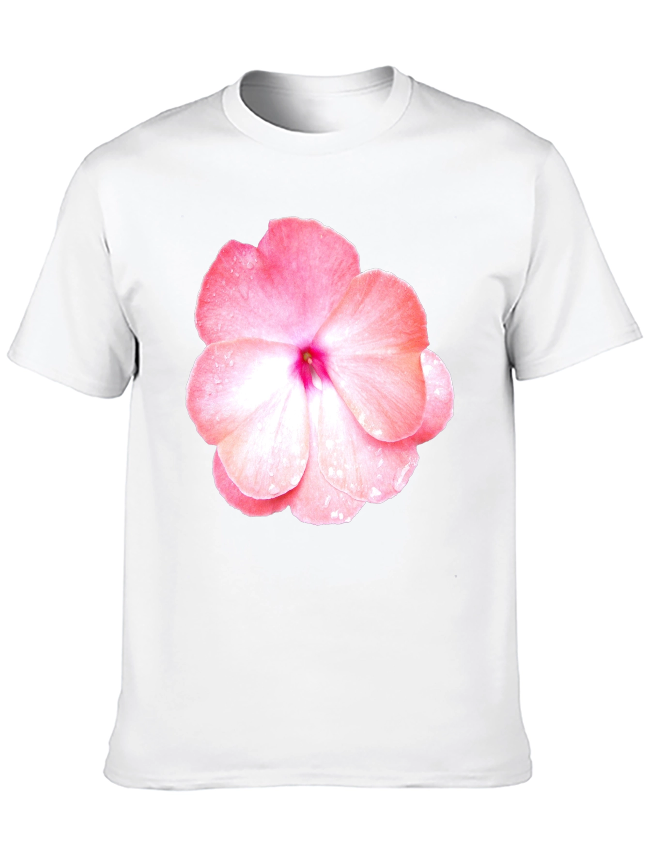 Floral Print Crew Neck T-Shirt