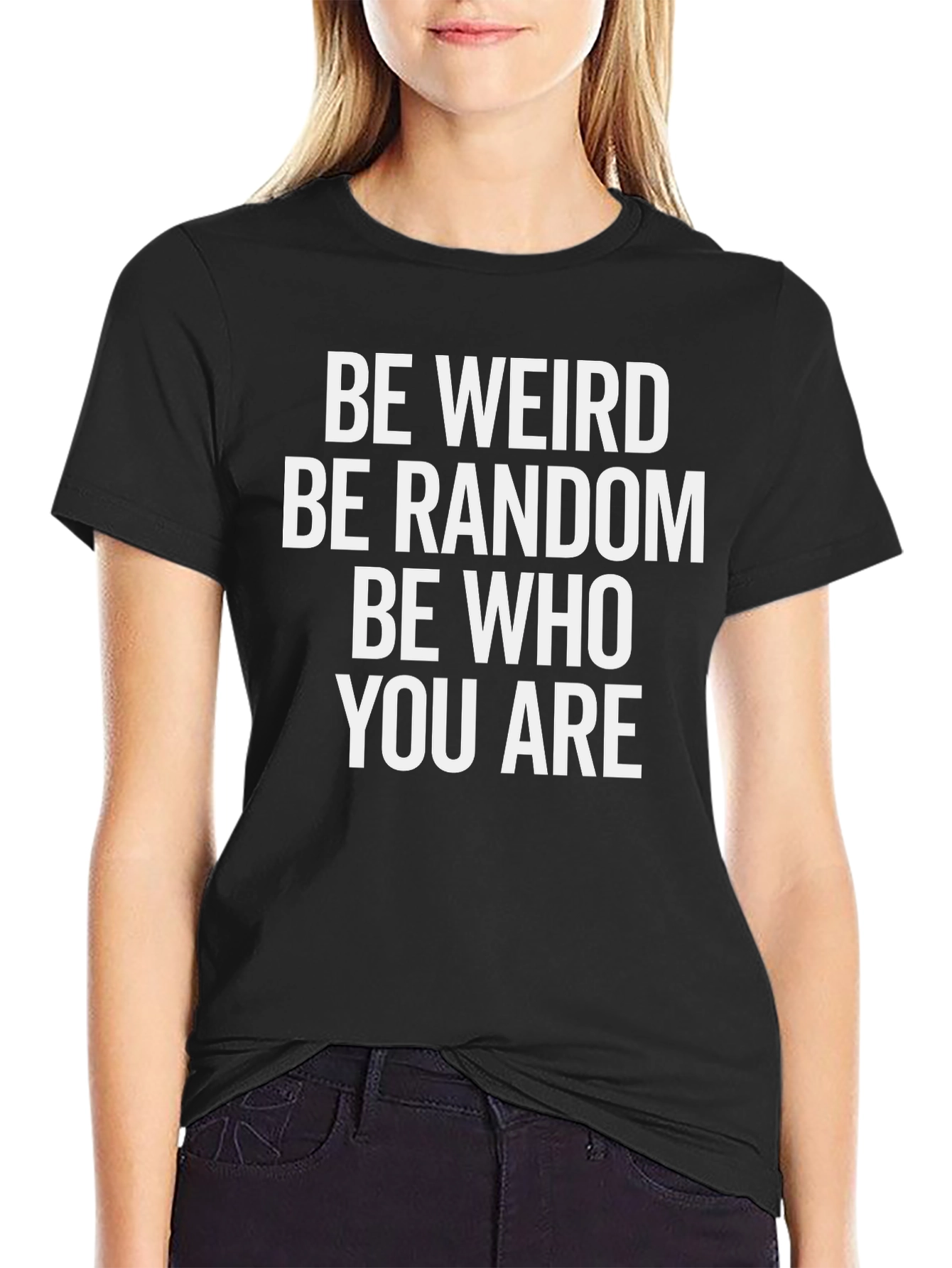 Be Weird Random T-Shirt - Unique Graphic Tee