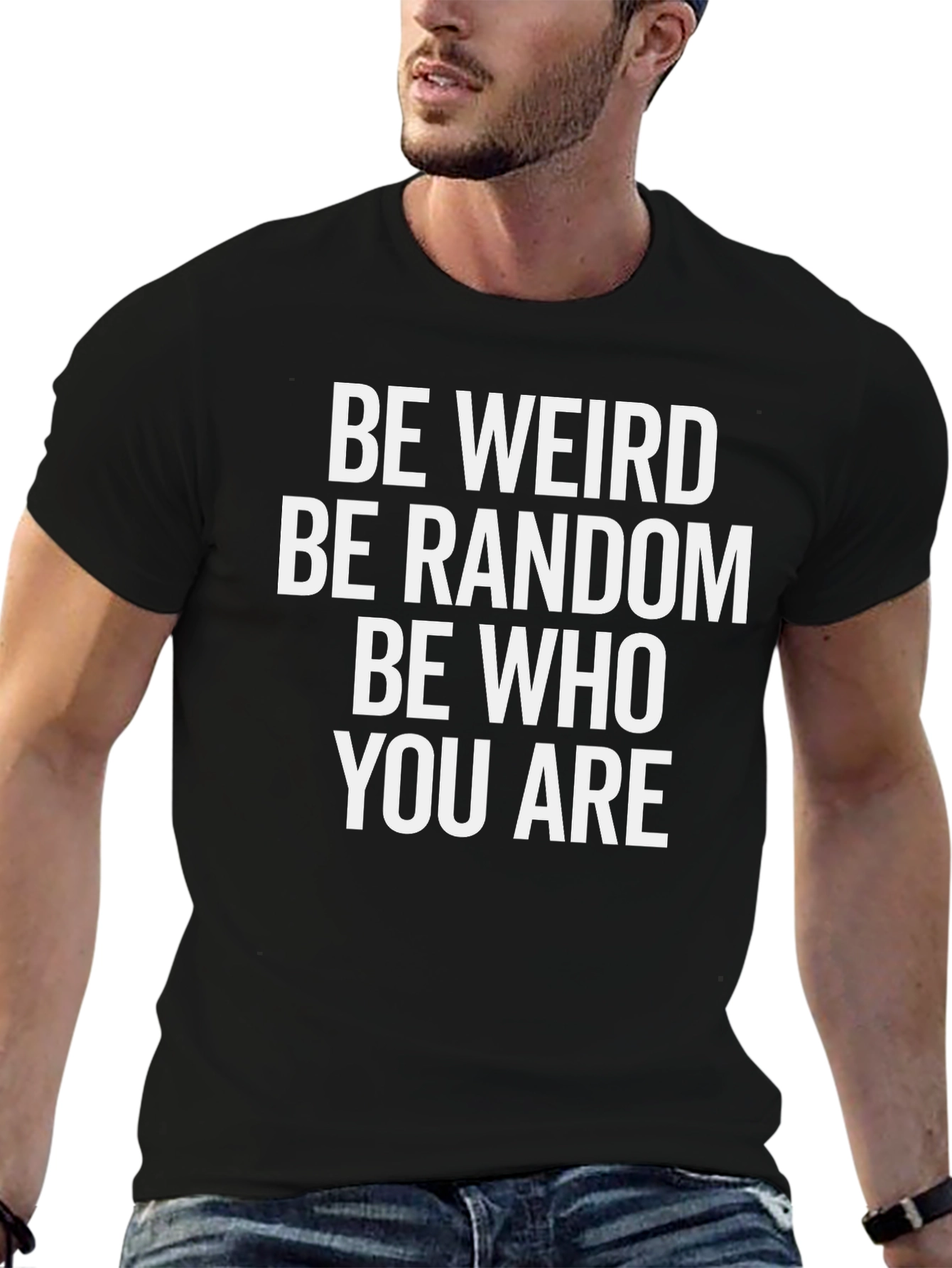 Be Weird Random T-Shirt - Unique Graphic Tee