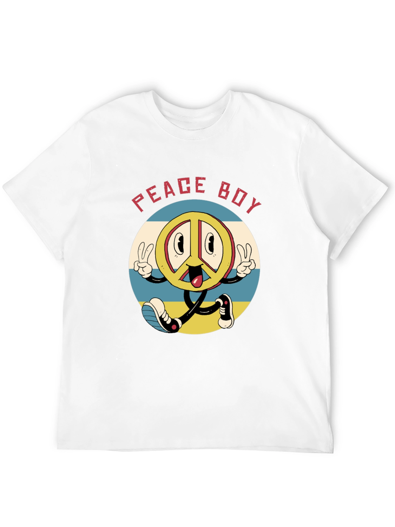 Retro Peace Boy T-Shirt
