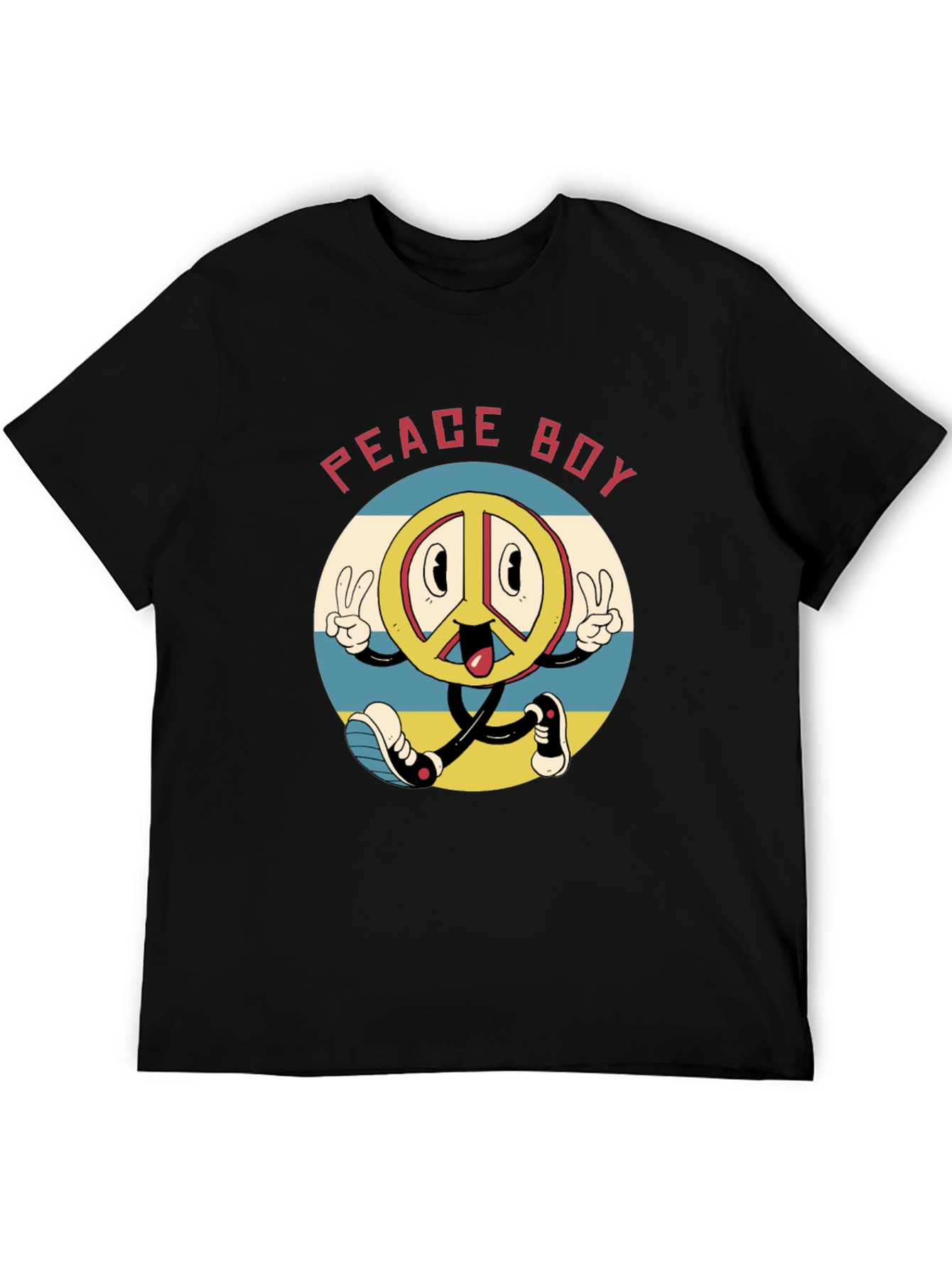 Retro Peace Boy T-Shirt