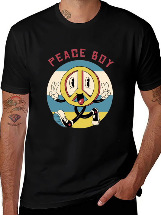 Retro Peace Boy T-Shirt