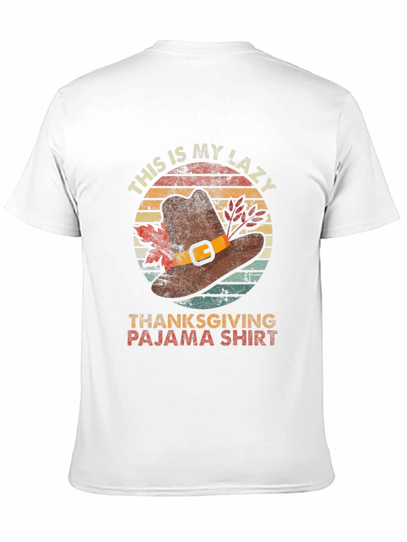 Lazy Thanksgiving Pajama Shirt | Novelty Holiday Tee
