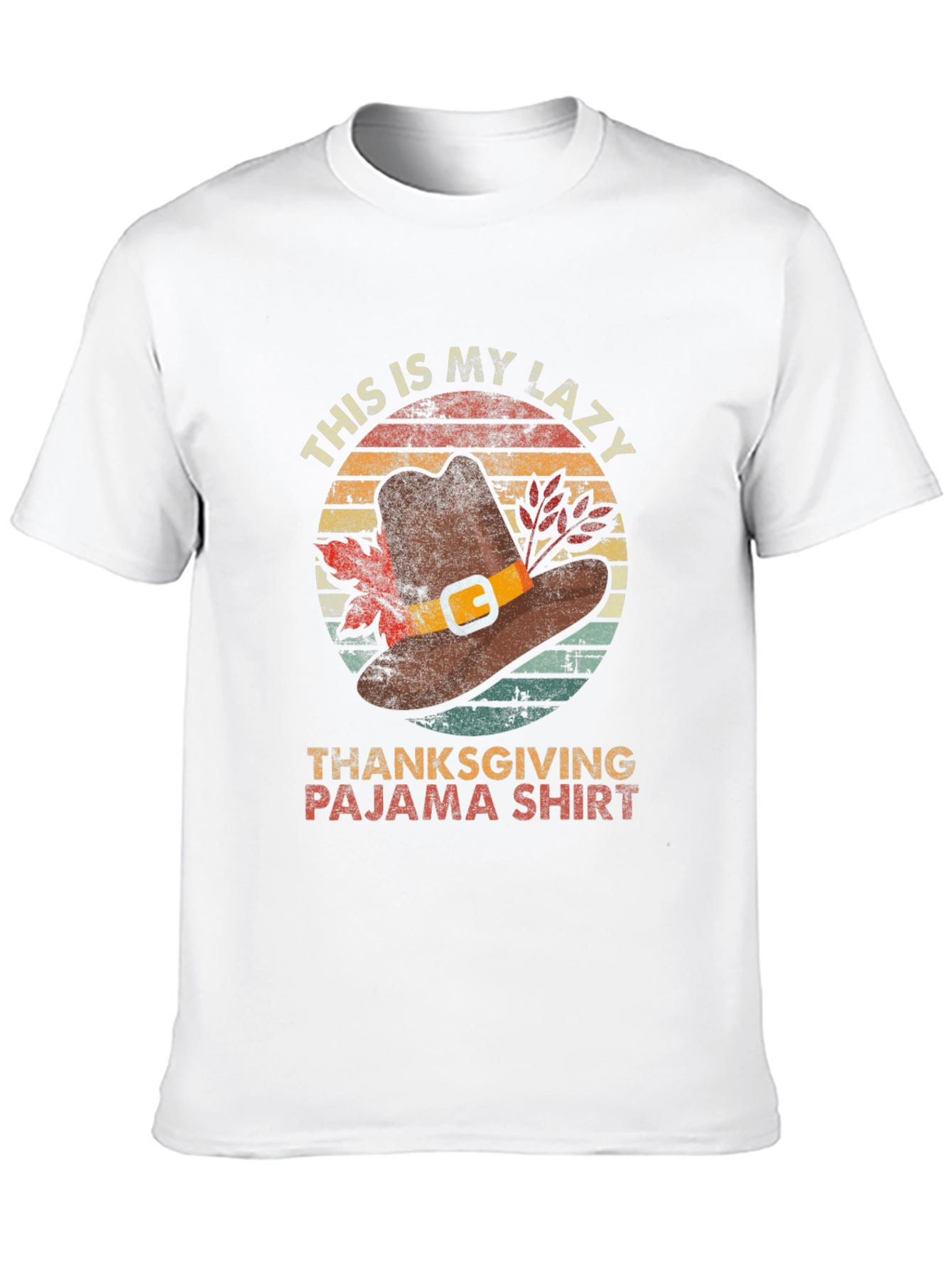 Lazy Thanksgiving Pajama Shirt | Novelty Holiday Tee