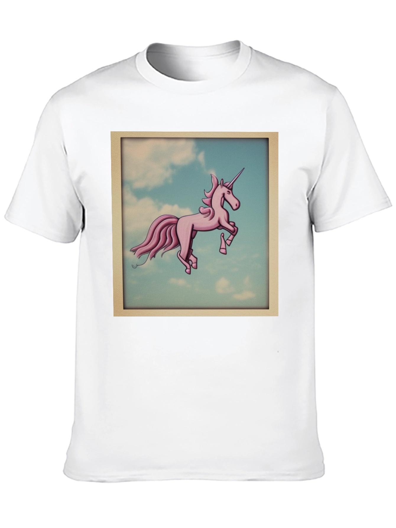 Unicorn in the Sky Black T-Shirt