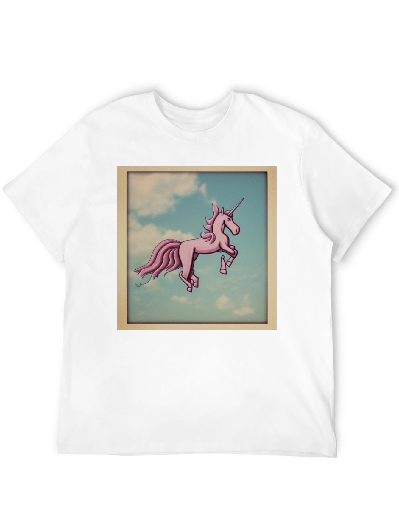 Unicorn in the Sky Black T-Shirt