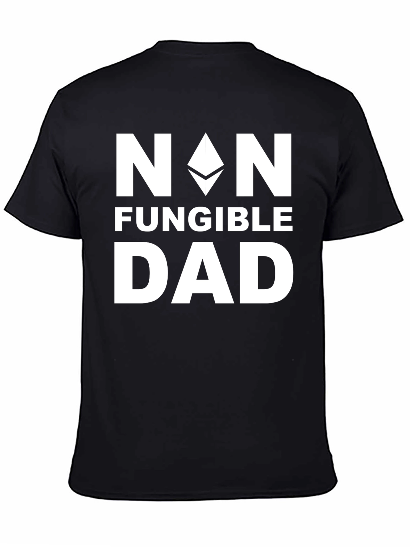 Non-Fungible Dad Black T-Shirt