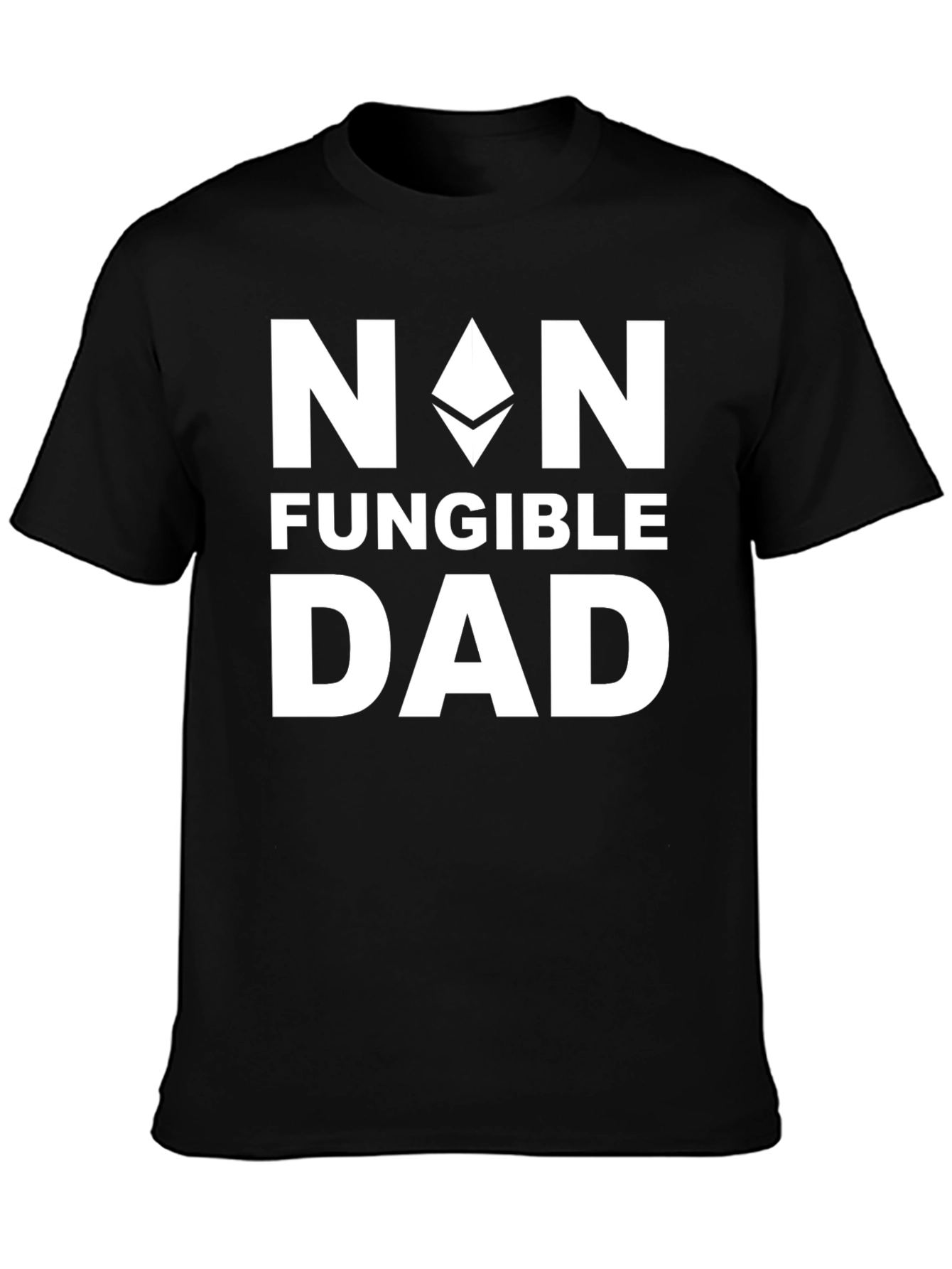 Non-Fungible Dad Black T-Shirt