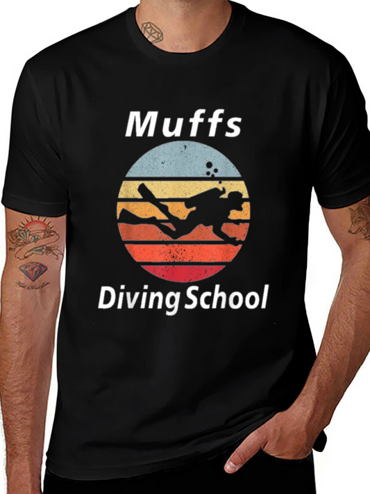 Muffs Diving School Black T-Shirt