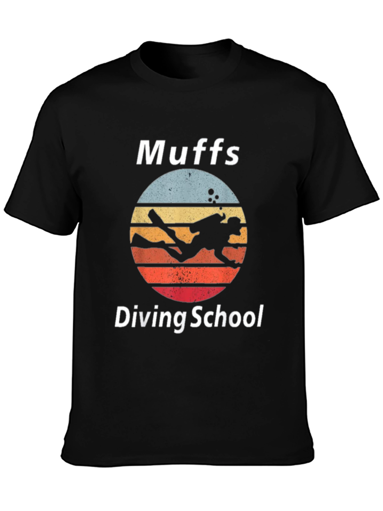 Muffs Diving School Black T-Shirt