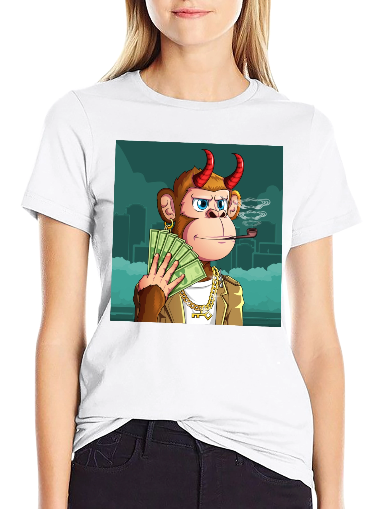 Devil Ape NFT T-Shirt: Bold Graphic Tee