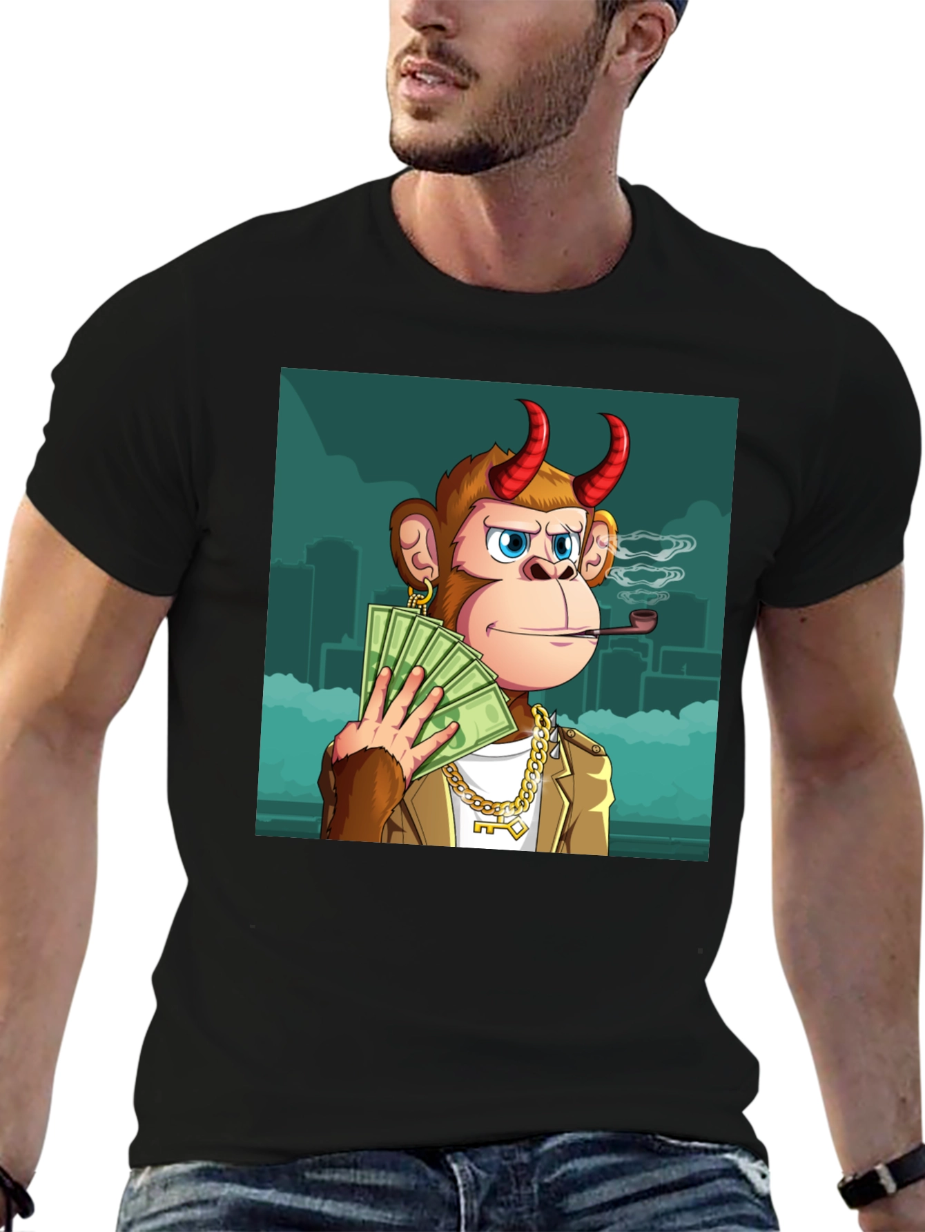 Devil Ape NFT T-Shirt: Bold Graphic Tee