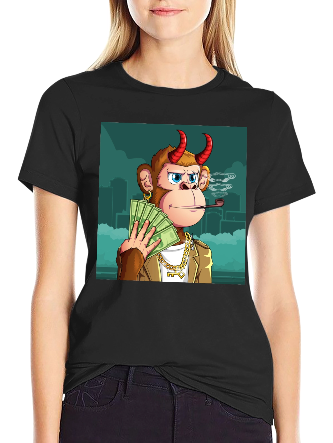 Devil Ape NFT T-Shirt: Bold Graphic Tee