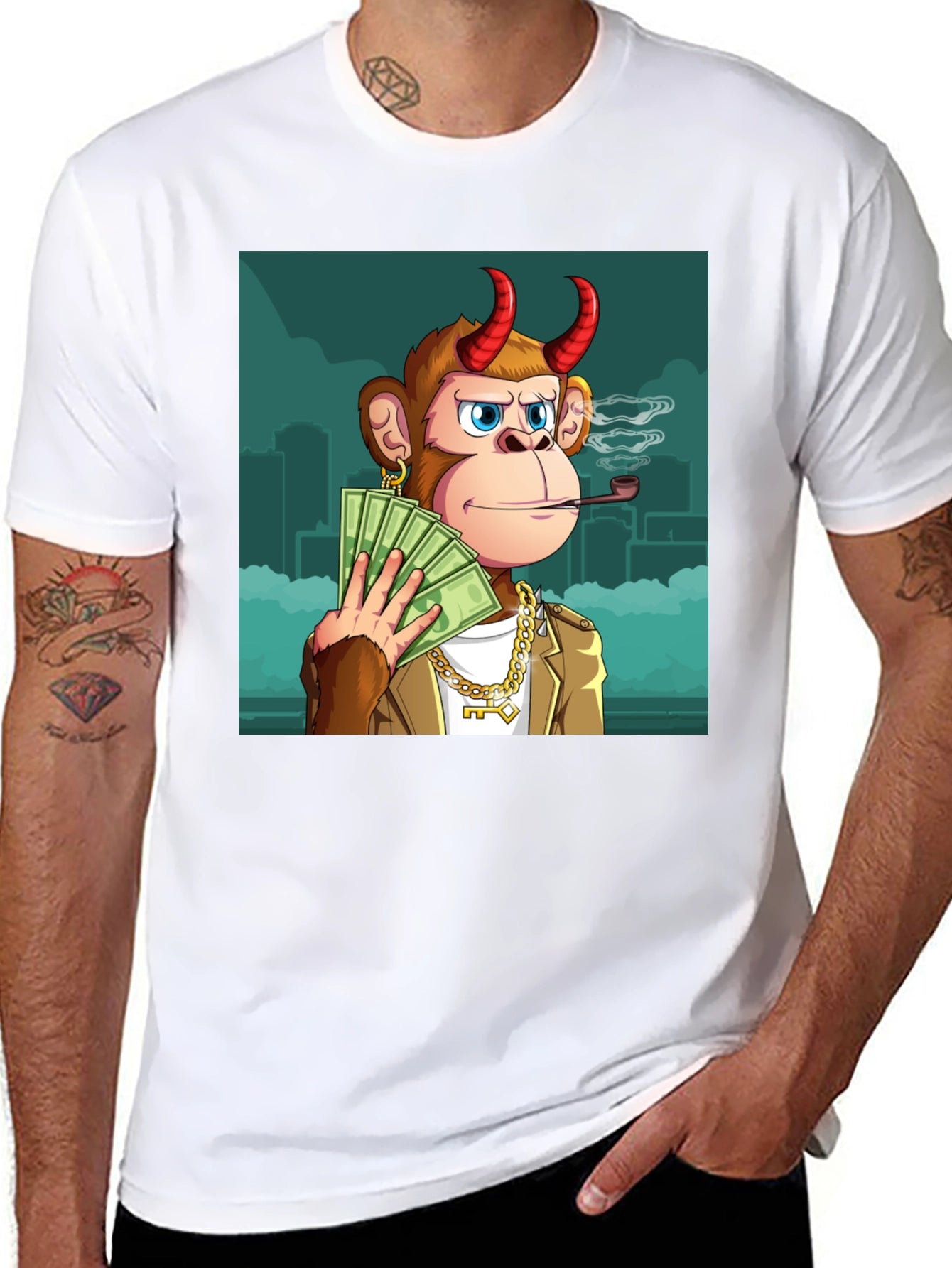 Devil Ape NFT T-Shirt: Bold Graphic Tee