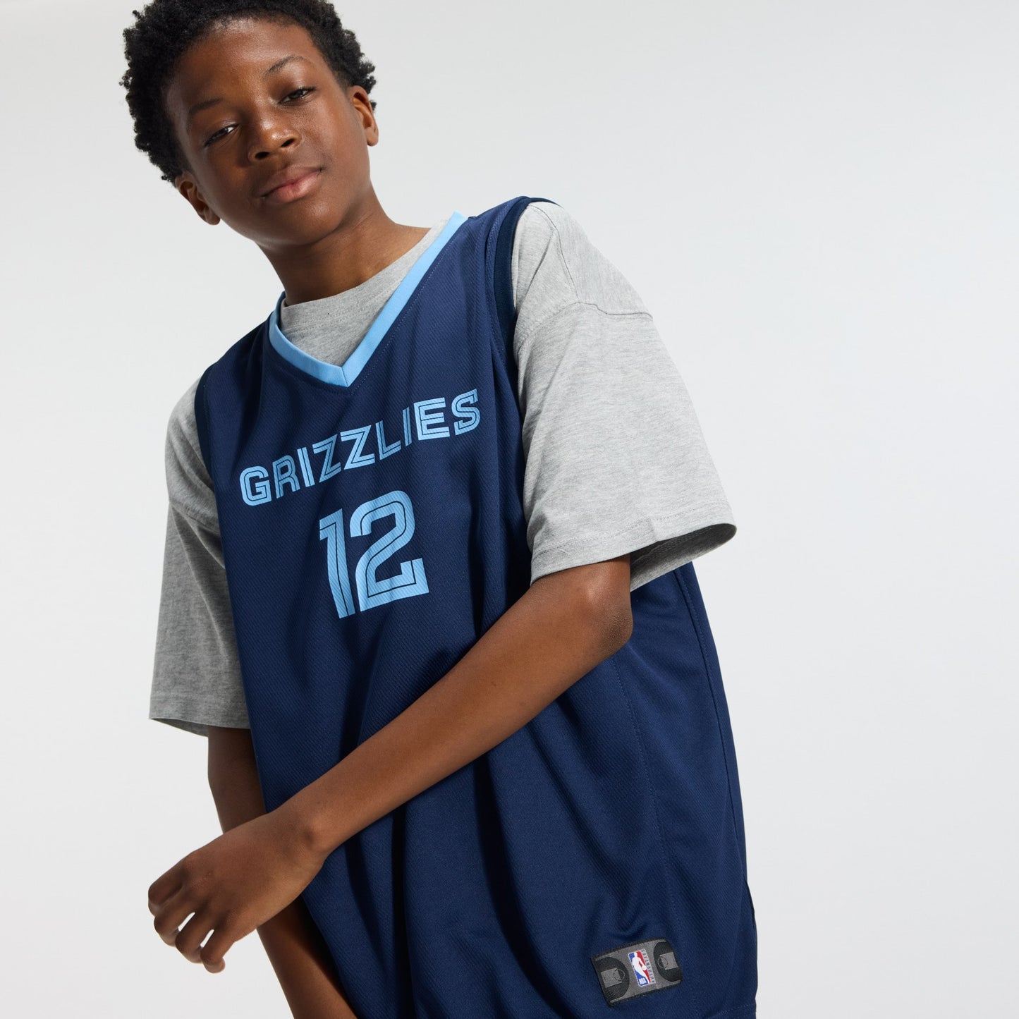 Youth Memphis Grizzlies Ja Morant Fanatics Navy Fast Break Replica Player Jersey - Icon Edition