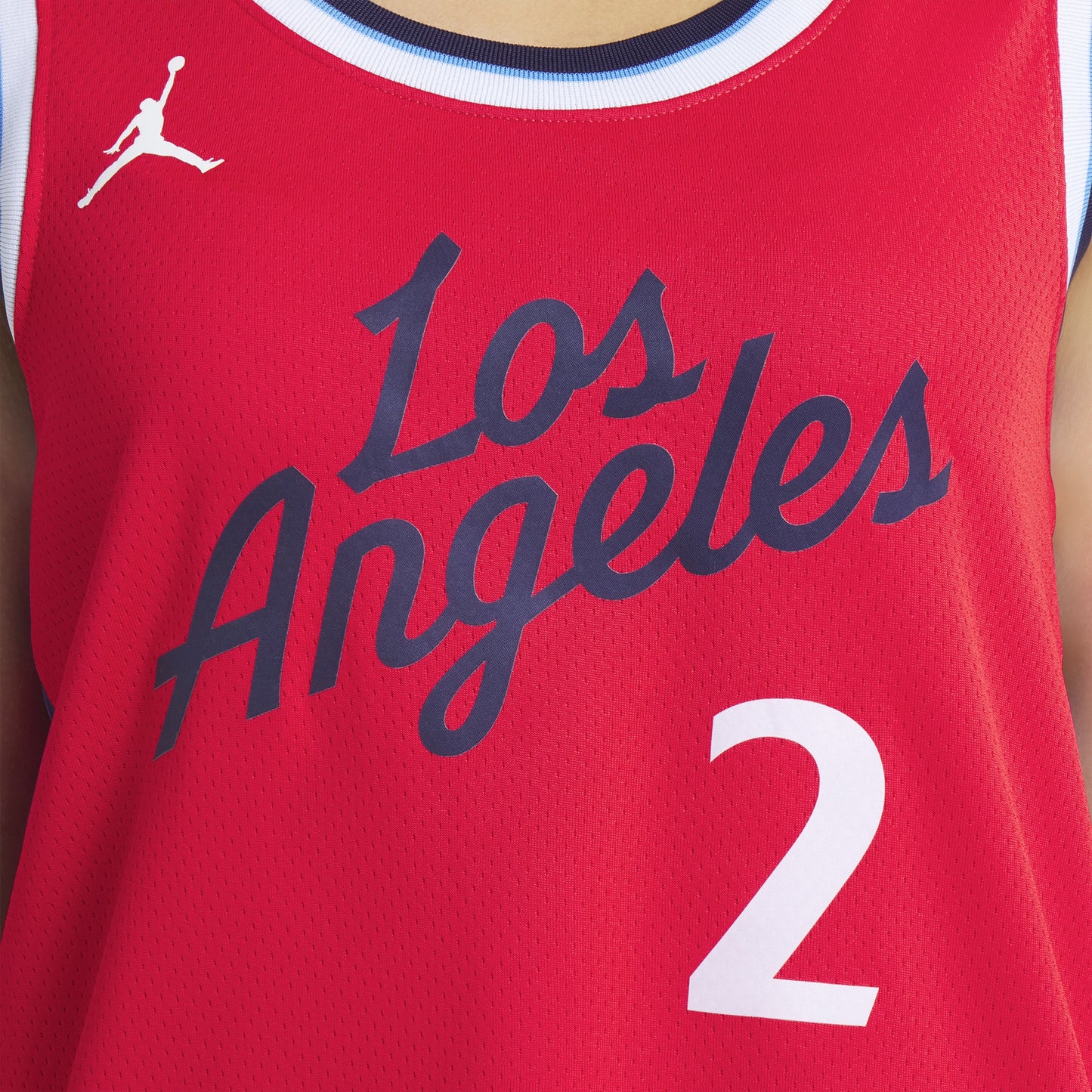 Unisex LA Clippers Kawhi Leonard Jordan Brand Red 2024/25 Swingman Jersey - Statement Edition