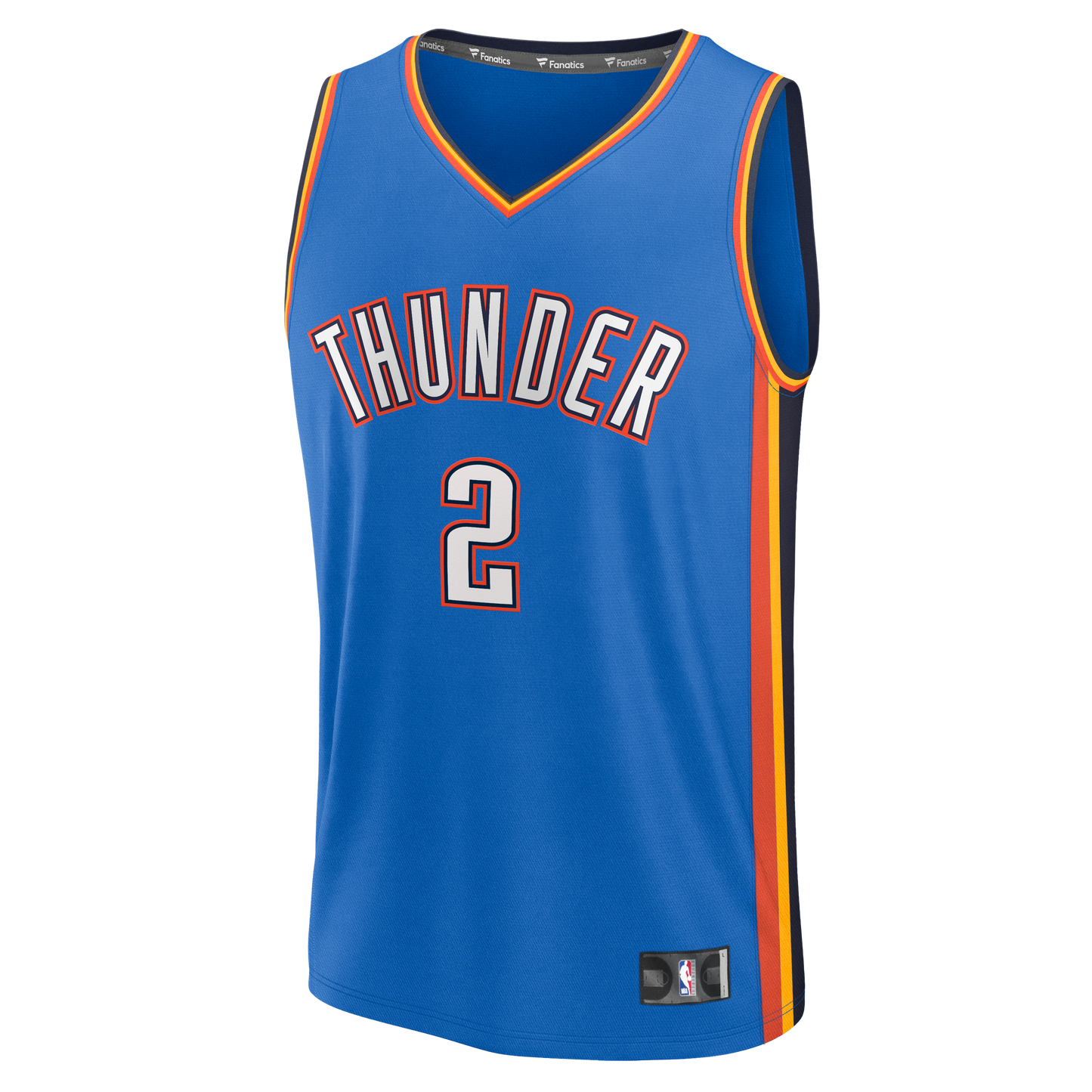Men's Oklahoma City Thunder Shai Gilgeous-Alexander Fanatics Blue Fast Break Replica Player Jersey - Icon Edition