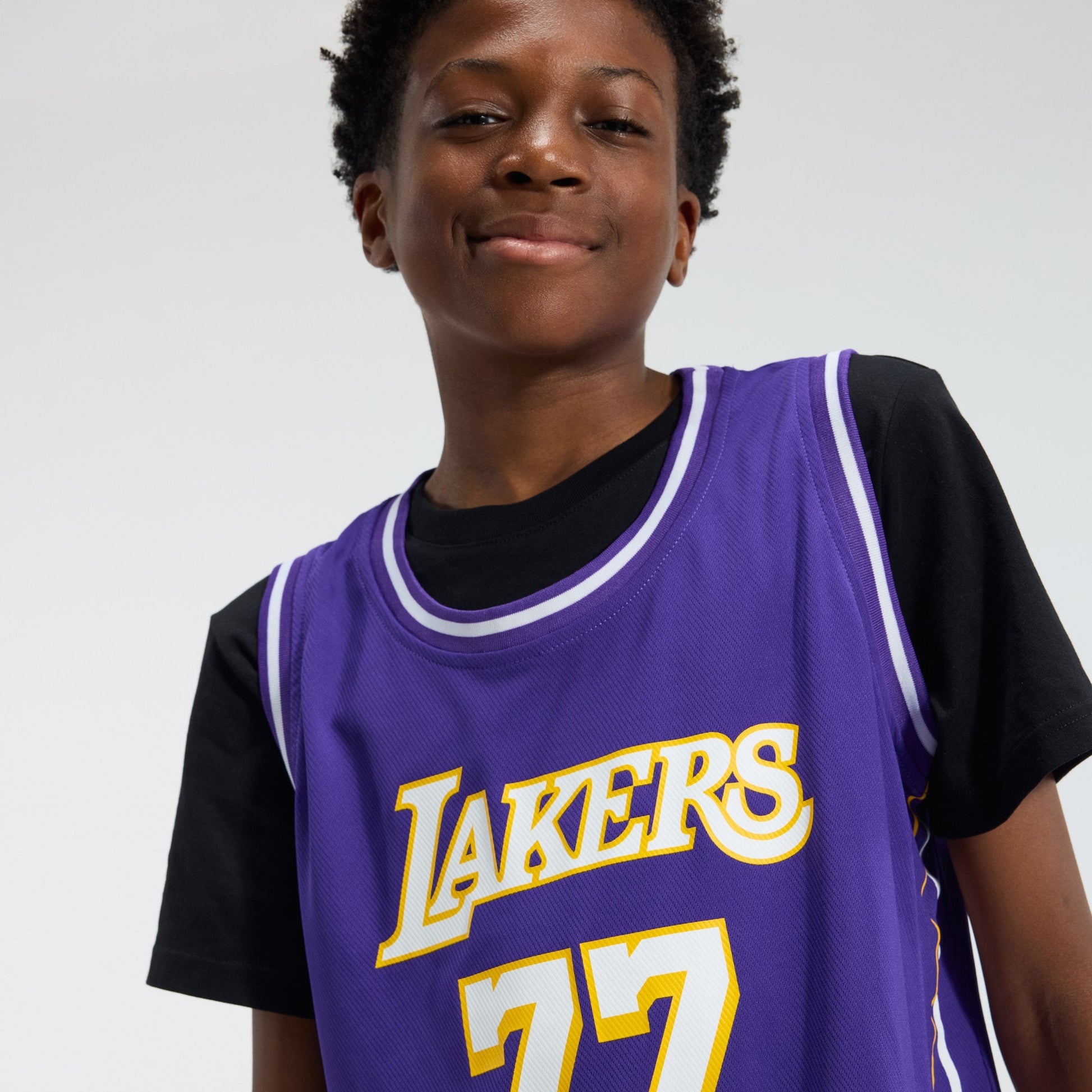 Youth Los Angeles Lakers Luka Dončić Fanatics Purple Fast Break Jersey - Statement Edition
