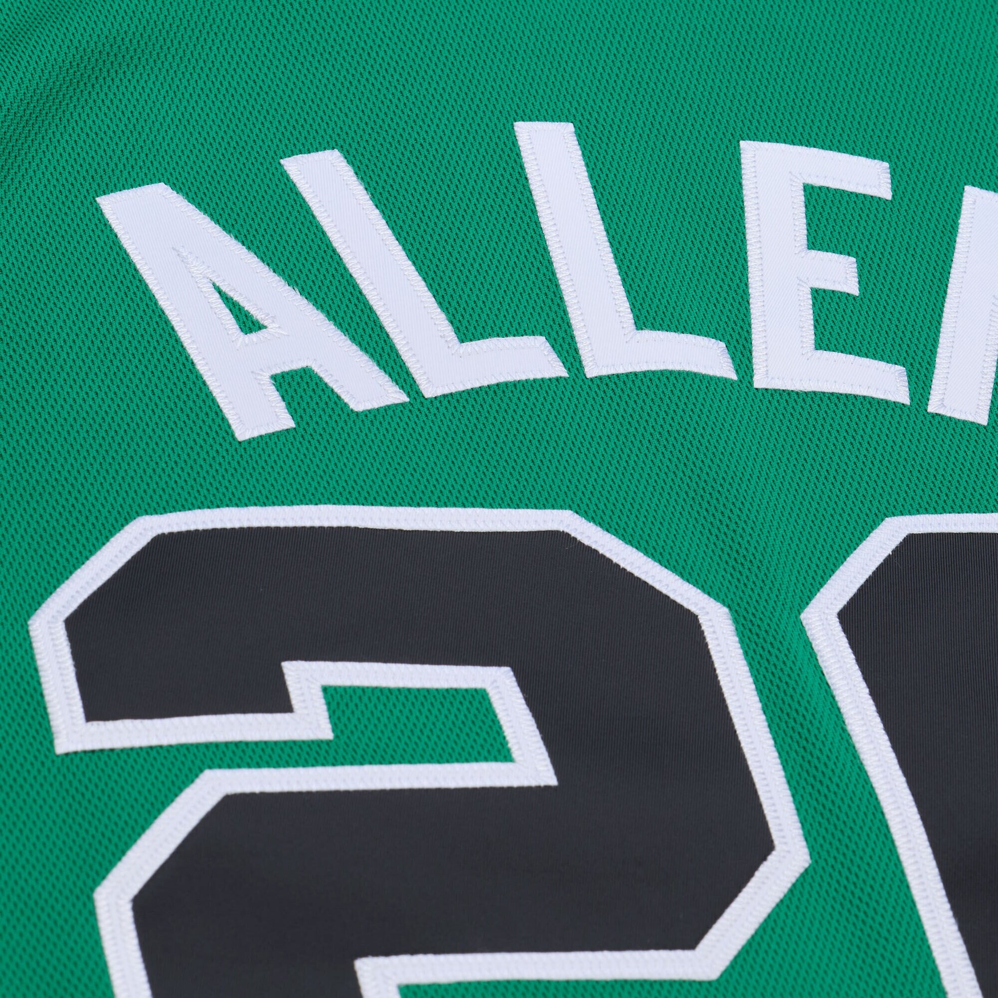 Men's Boston Celtics Ray Allen Mitchell & Ness Kelly Green 2007-08 Hardwood Classics Authentic Jersey