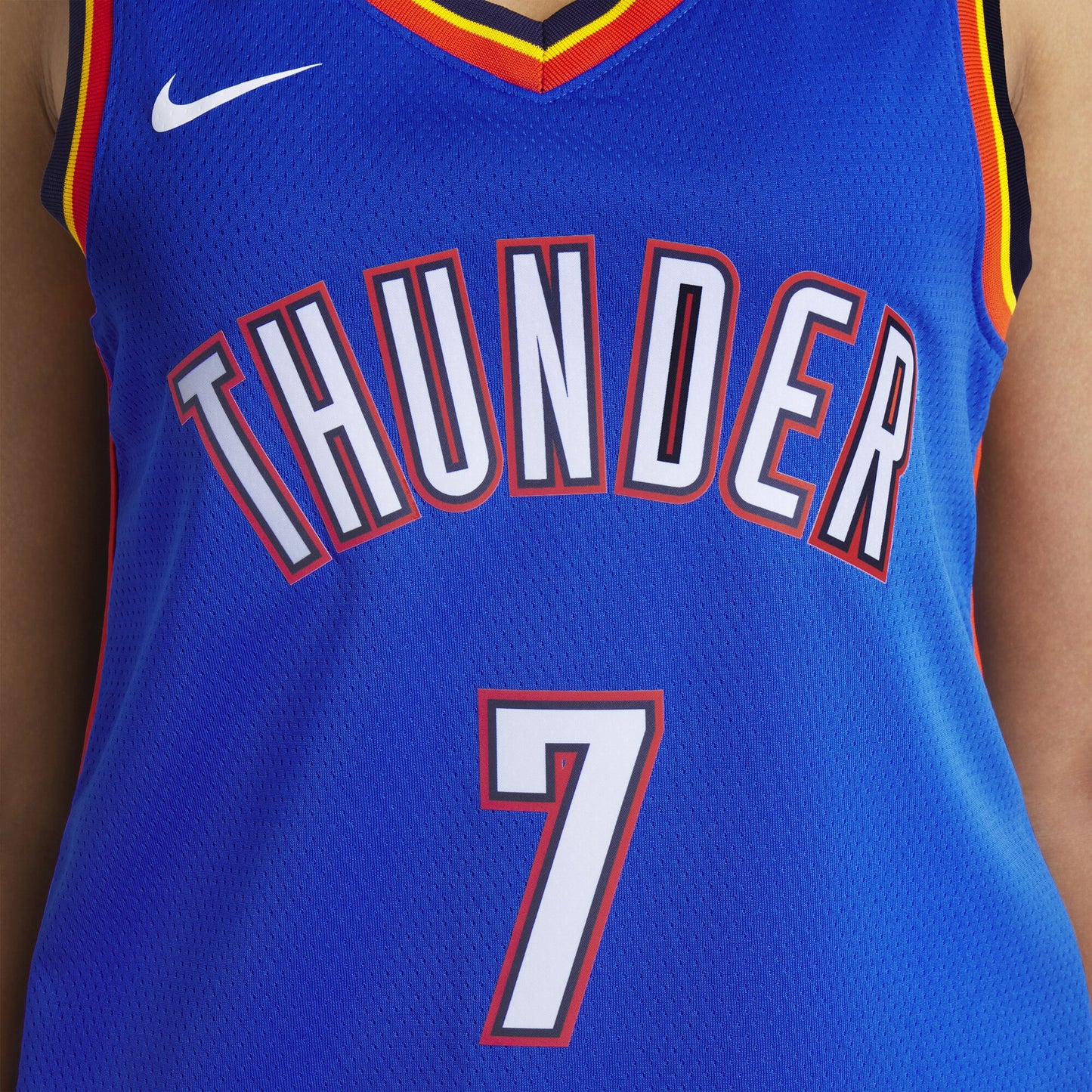 Unisex Oklahoma City Thunder Chet Holmgren Nike Blue 2022 NBA Draft First Round Pick Player Swingman Jersey - Icon Edition
