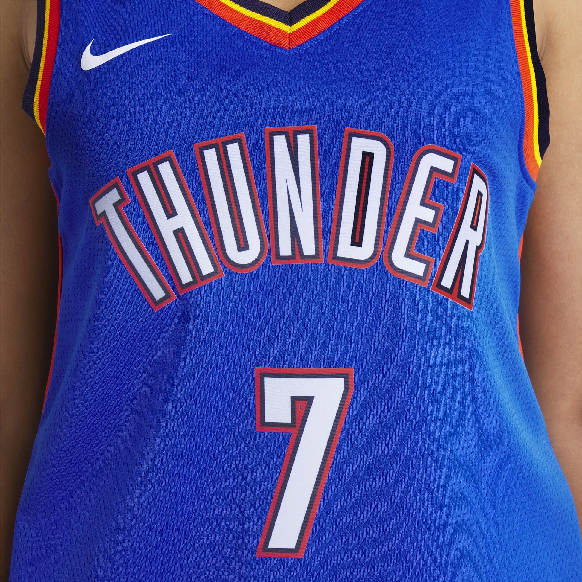 Unisex Oklahoma City Thunder Chet Holmgren Nike Blue 2022 NBA Draft First Round Pick Player Swingman Jersey - Icon Edition