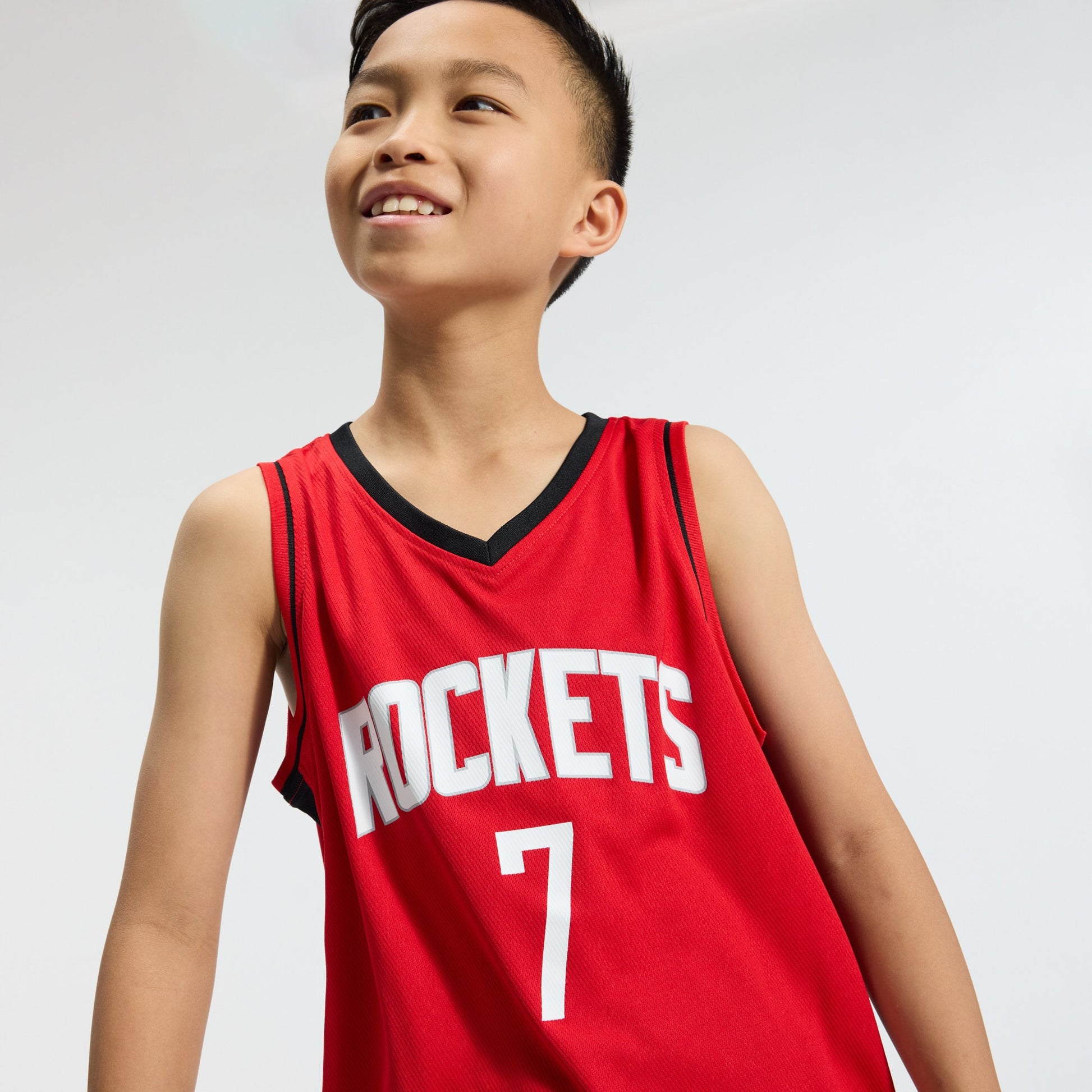 Youth Houston Rockets Kevin Durant Fanatics Red Fast Break Jersey - Icon Edition