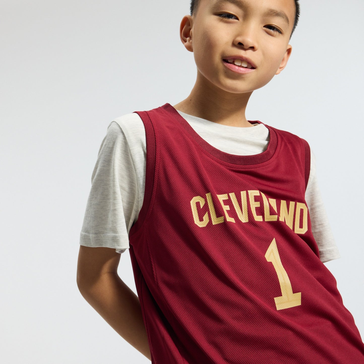 Youth Cleveland Cavaliers James Harden Fanatics Wine Fast Break Replica Jersey - Icon Edition