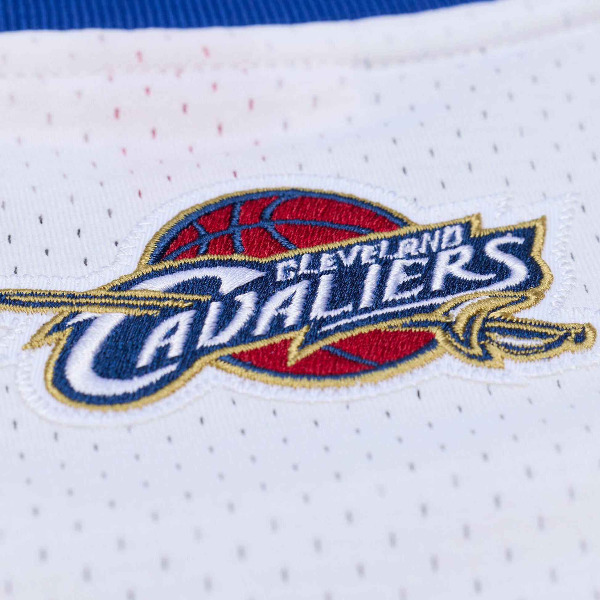 Men's 2006 NBA All-Star Game LeBron James Mitchell & Ness White/Blue Authentic Jersey