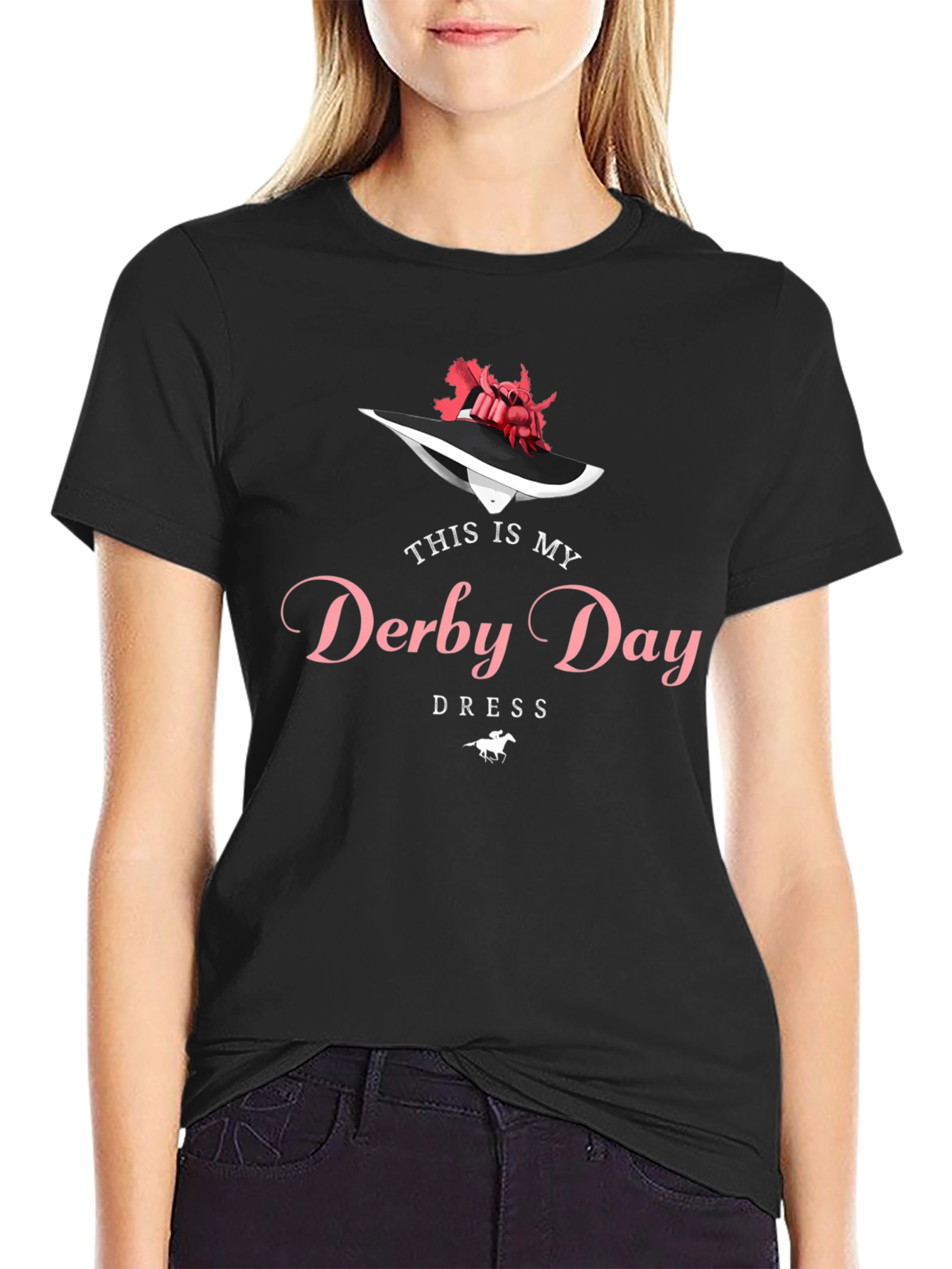 Derby Day Dress T-Shirt - Stylish Race Day Apparel