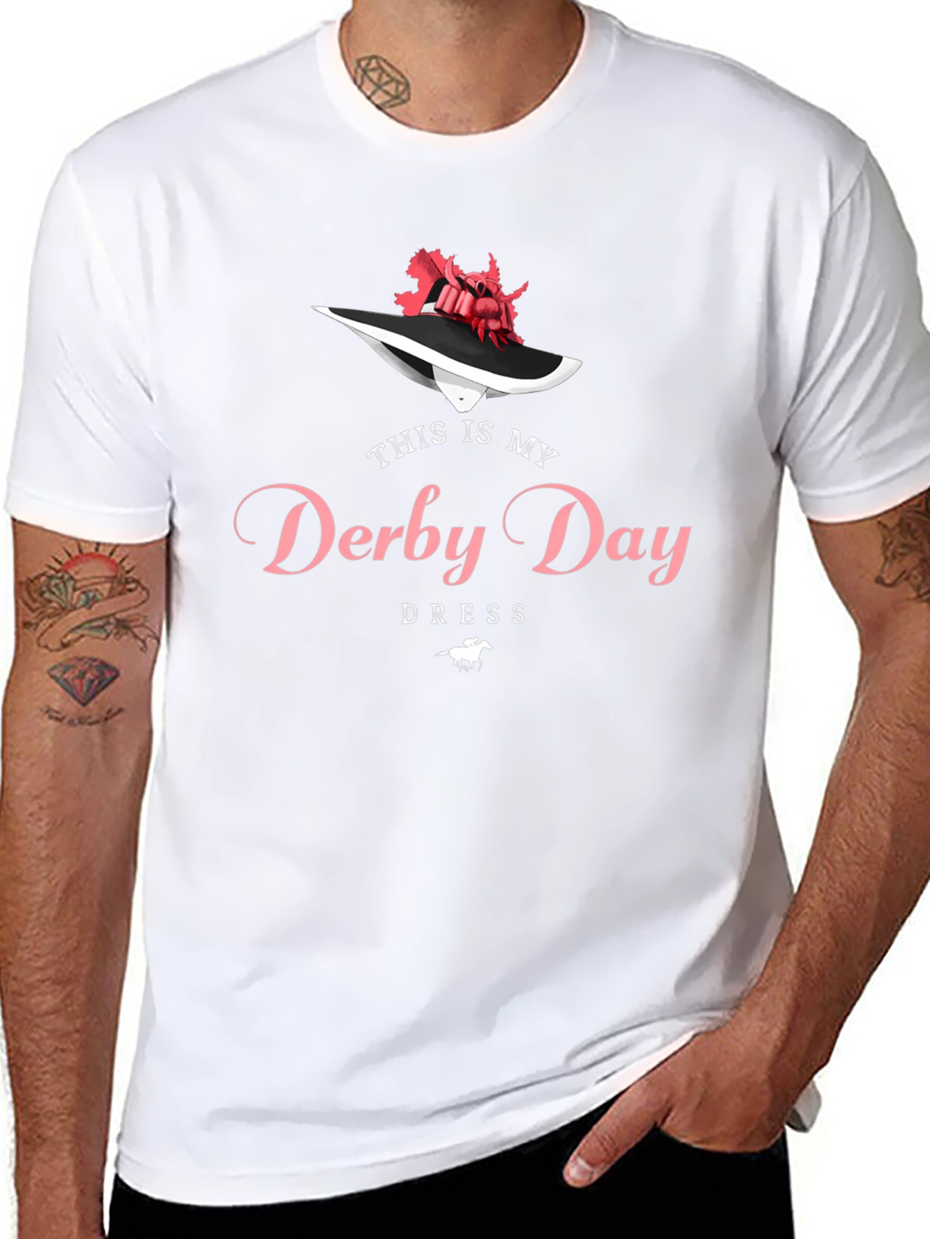 Derby Day Dress T-Shirt - Stylish Race Day Apparel