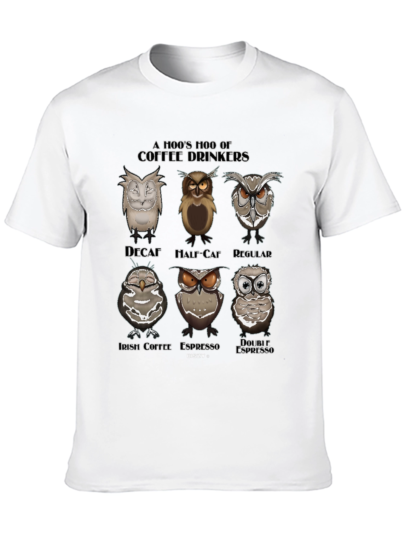 A Hoos Hoo of Coffee Drinkers Graphic T-Shirt