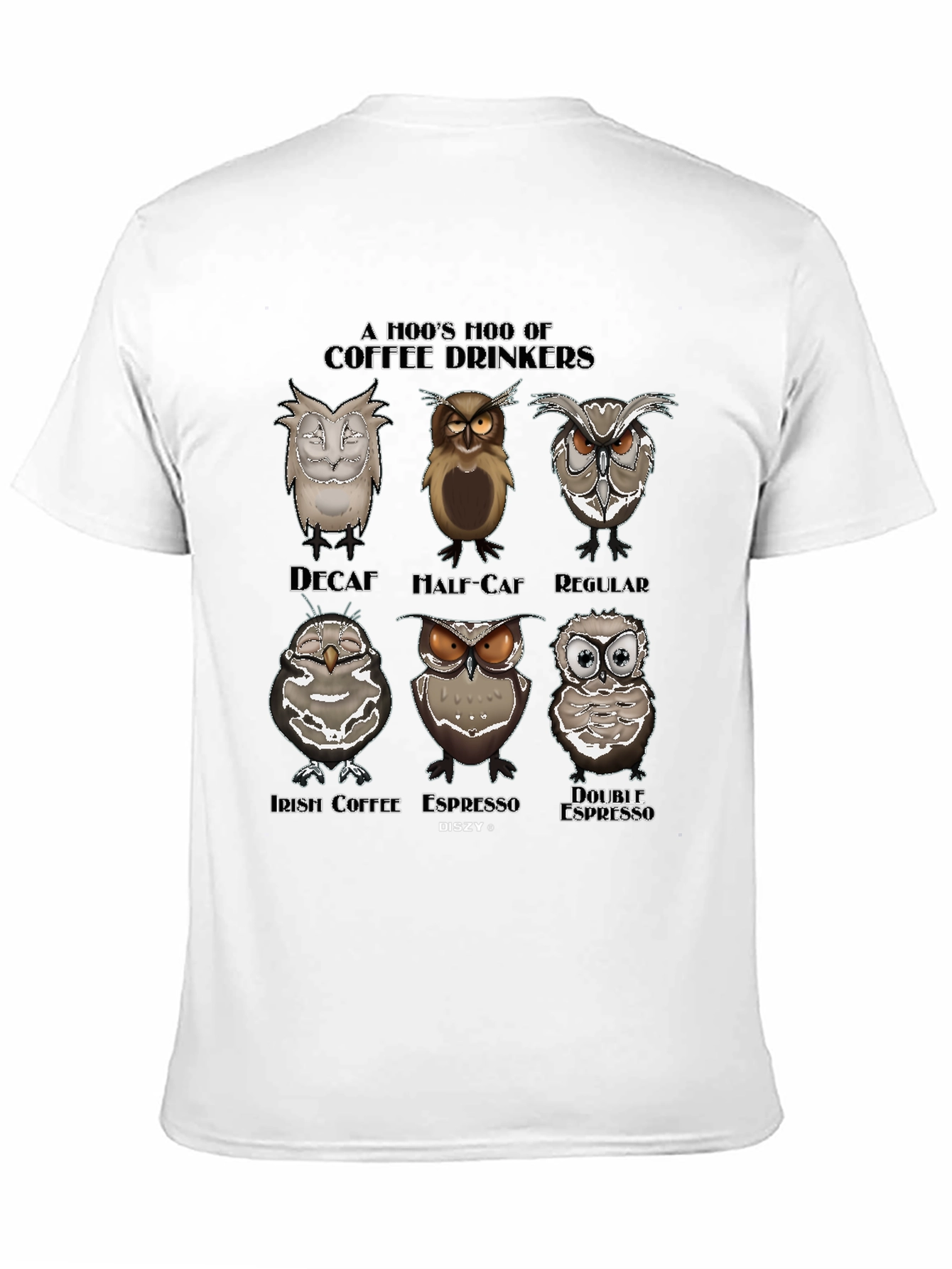 A Hoos Hoo of Coffee Drinkers Graphic T-Shirt