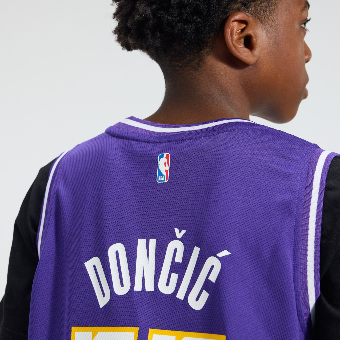 Youth Los Angeles Lakers Luka Dončić Fanatics Purple Fast Break Jersey - Statement Edition