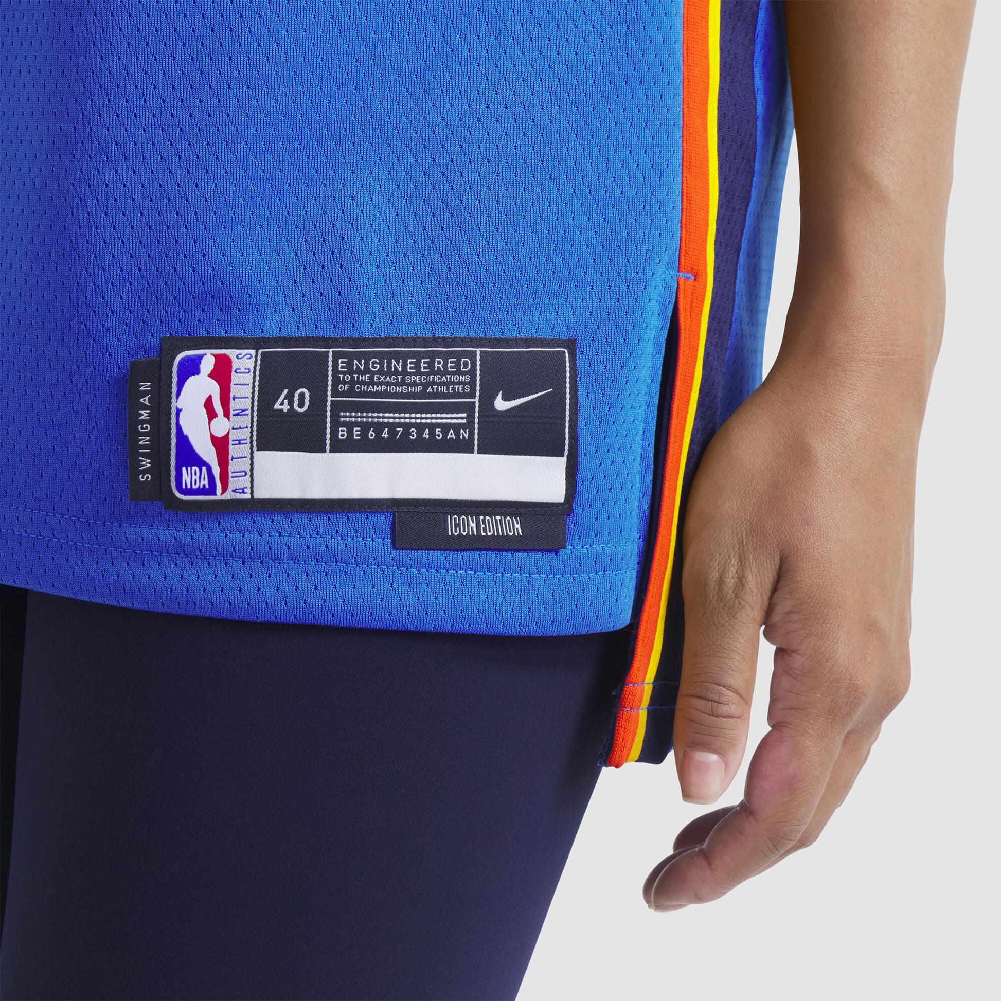 Unisex Oklahoma City Thunder Chet Holmgren Nike Blue 2022 NBA Draft First Round Pick Player Swingman Jersey - Icon Edition