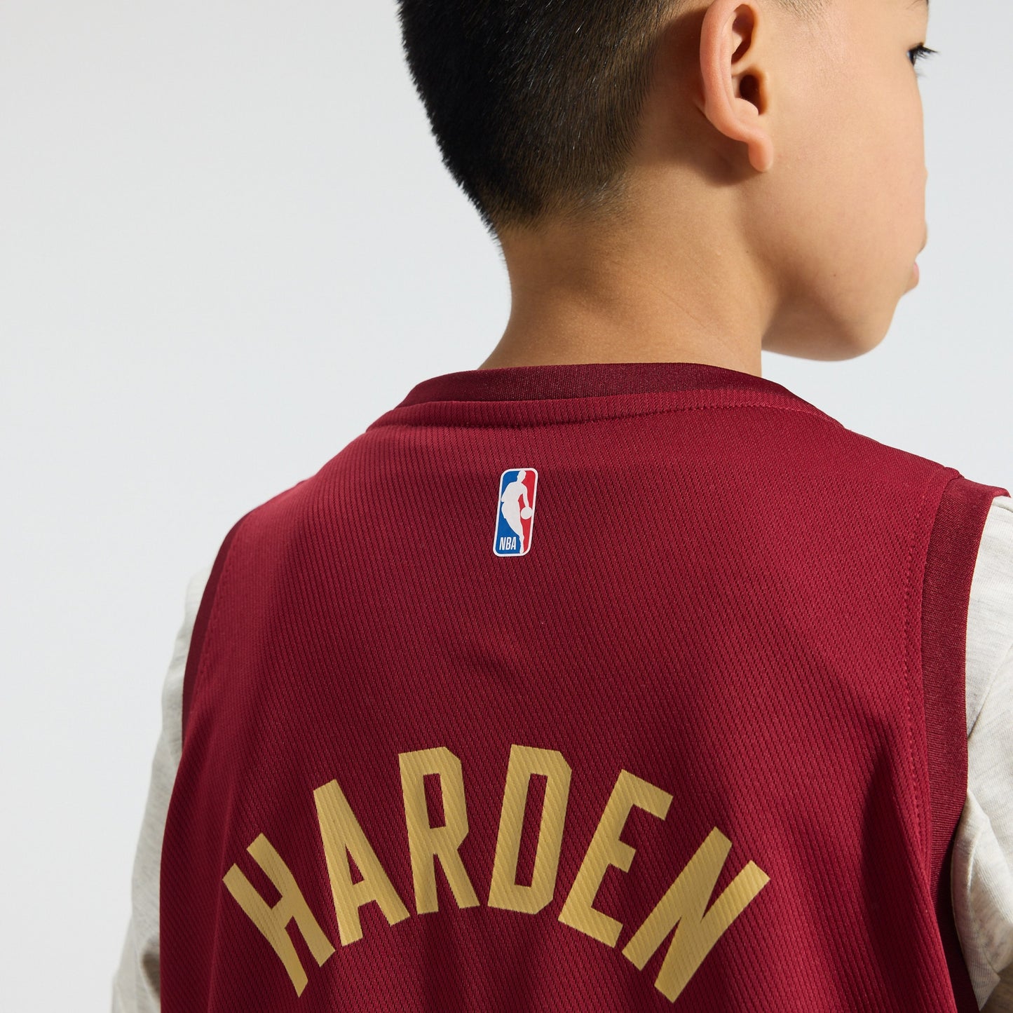 Youth Cleveland Cavaliers James Harden Fanatics Wine Fast Break Replica Jersey - Icon Edition