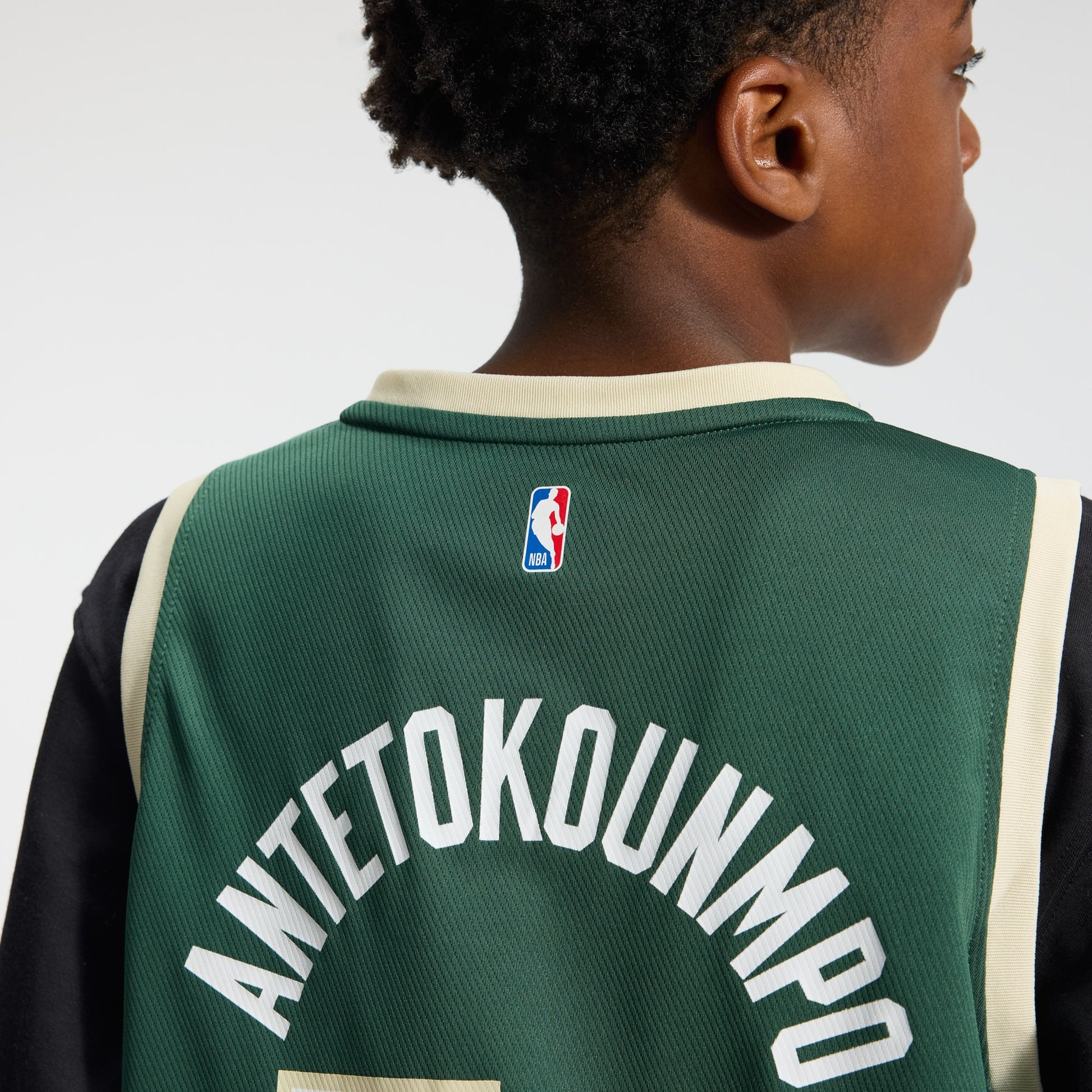 Youth Milwaukee Bucks Giannis Antetokounmpo Fanatics Hunter Green Fast Break Replica Player Jersey - Icon Edition
