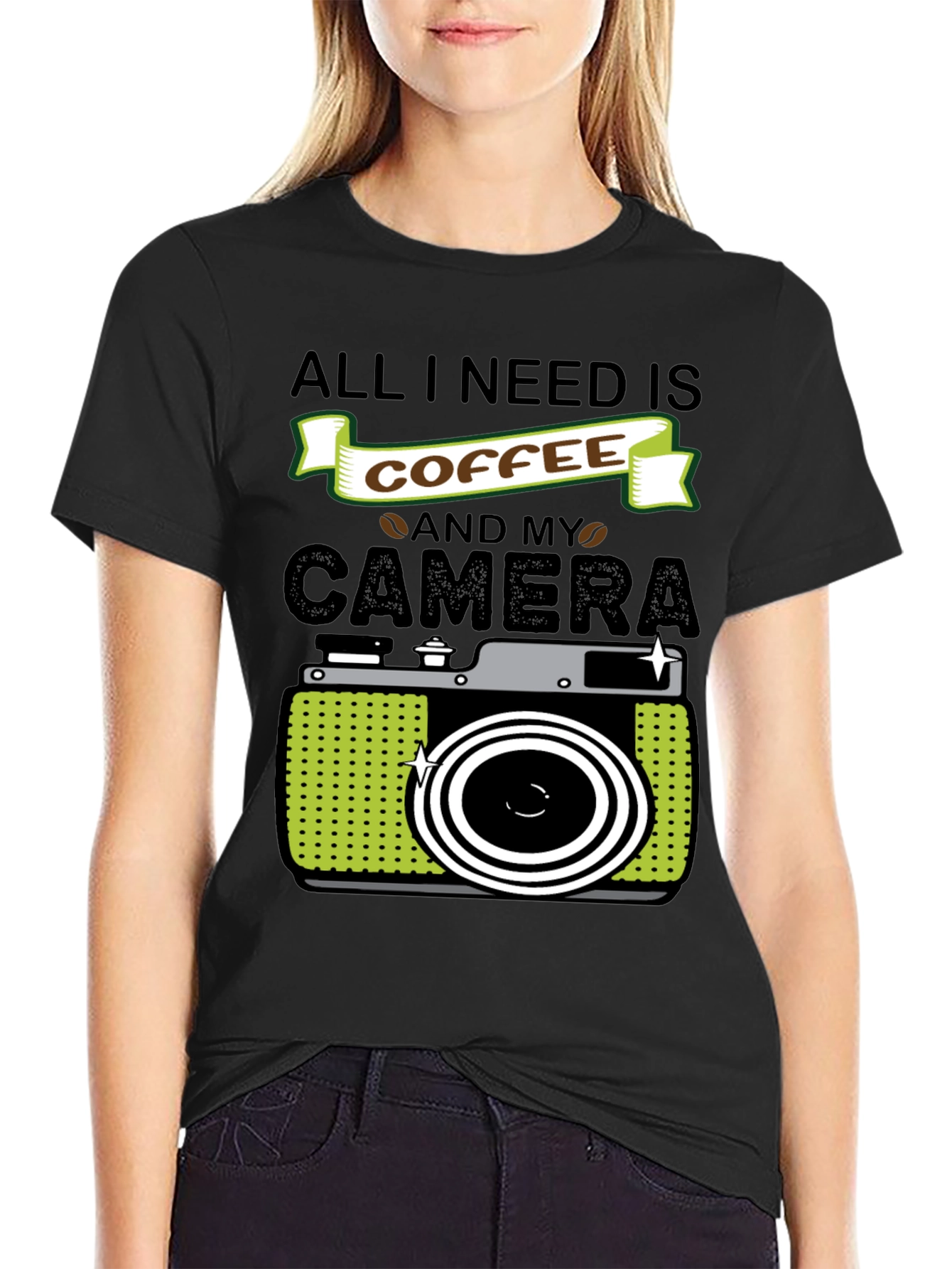 Coffee & Camera T-Shirt - Photographers Tee