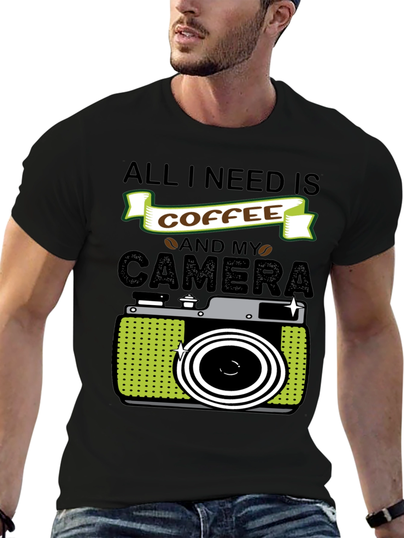 Coffee & Camera T-Shirt - Photographers Tee