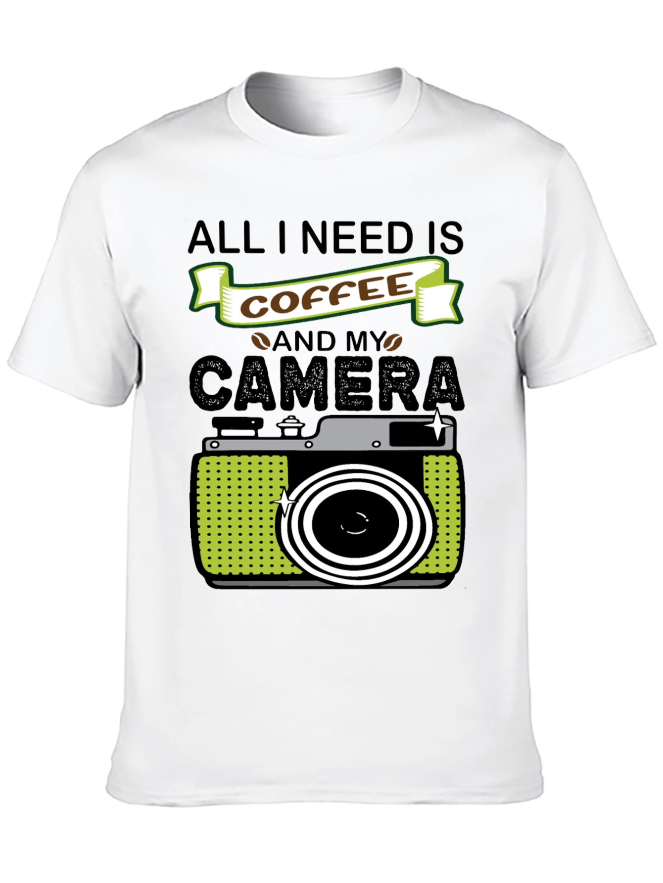 Coffee & Camera T-Shirt - Photographers Tee